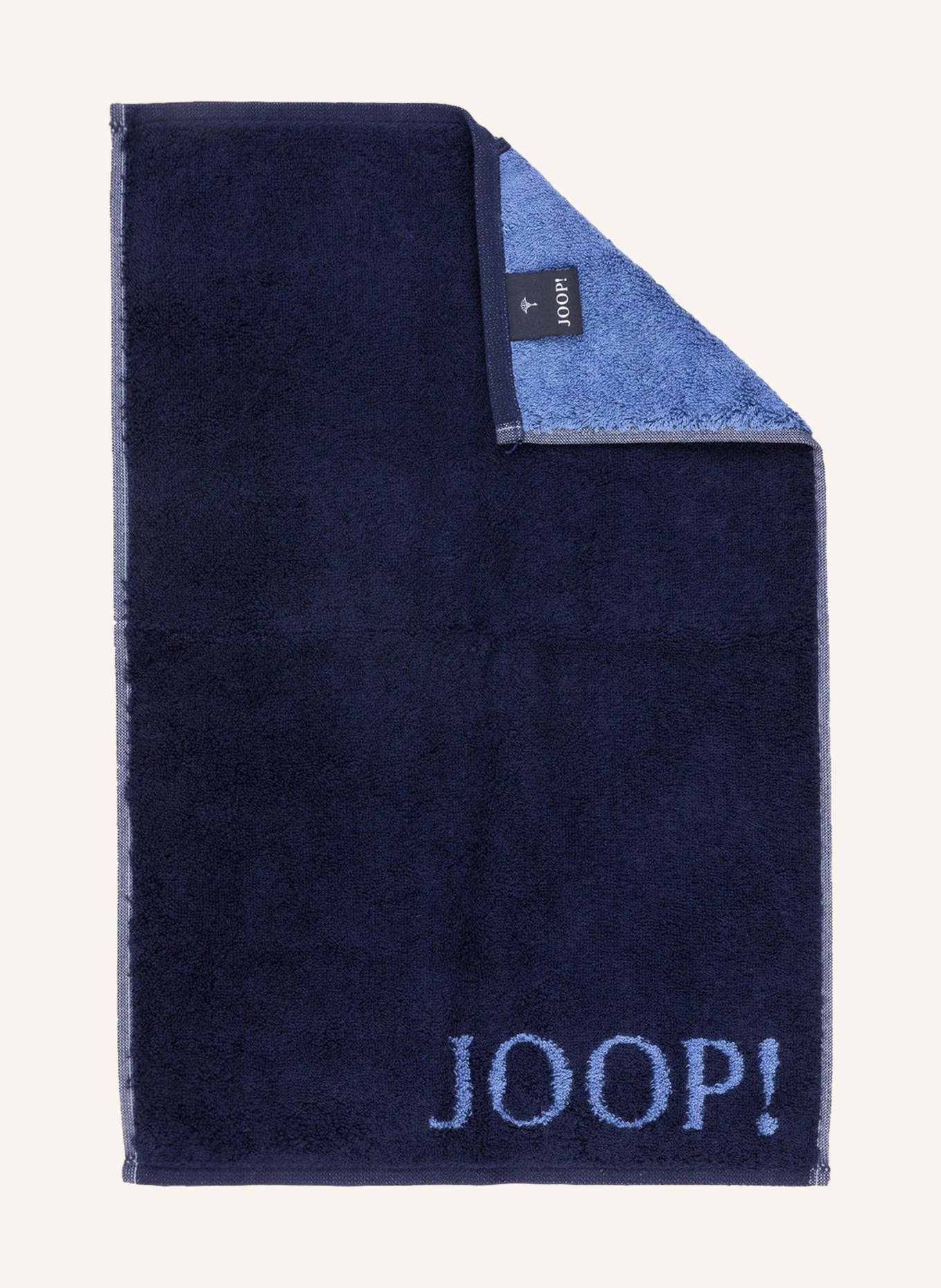 JOOP! Gästehandtuch CLASSIC DOUBLEFACE , Farbe: DUNKELBLAU (Bild 2)