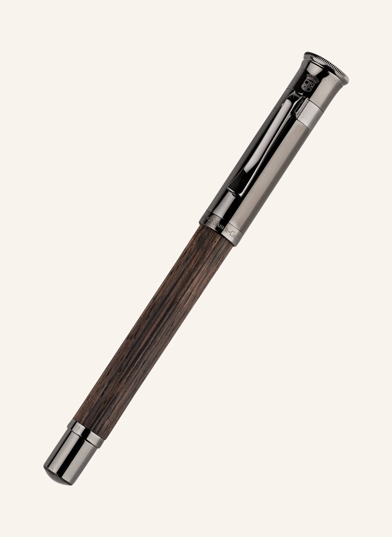 GRAF VON FABER-CASTELL Tintenroller CLASSIC MACASSAR, Farbe: DUNKELBRAUN/ GRAPHIT  (Bild 1)