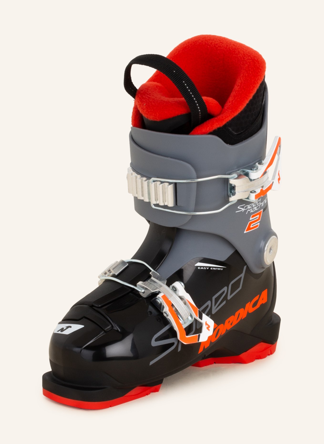 NORDICA Ski Boots SPEEDMACHINE J2, Color: BLACK/ GRAY/ RED (Image 1)