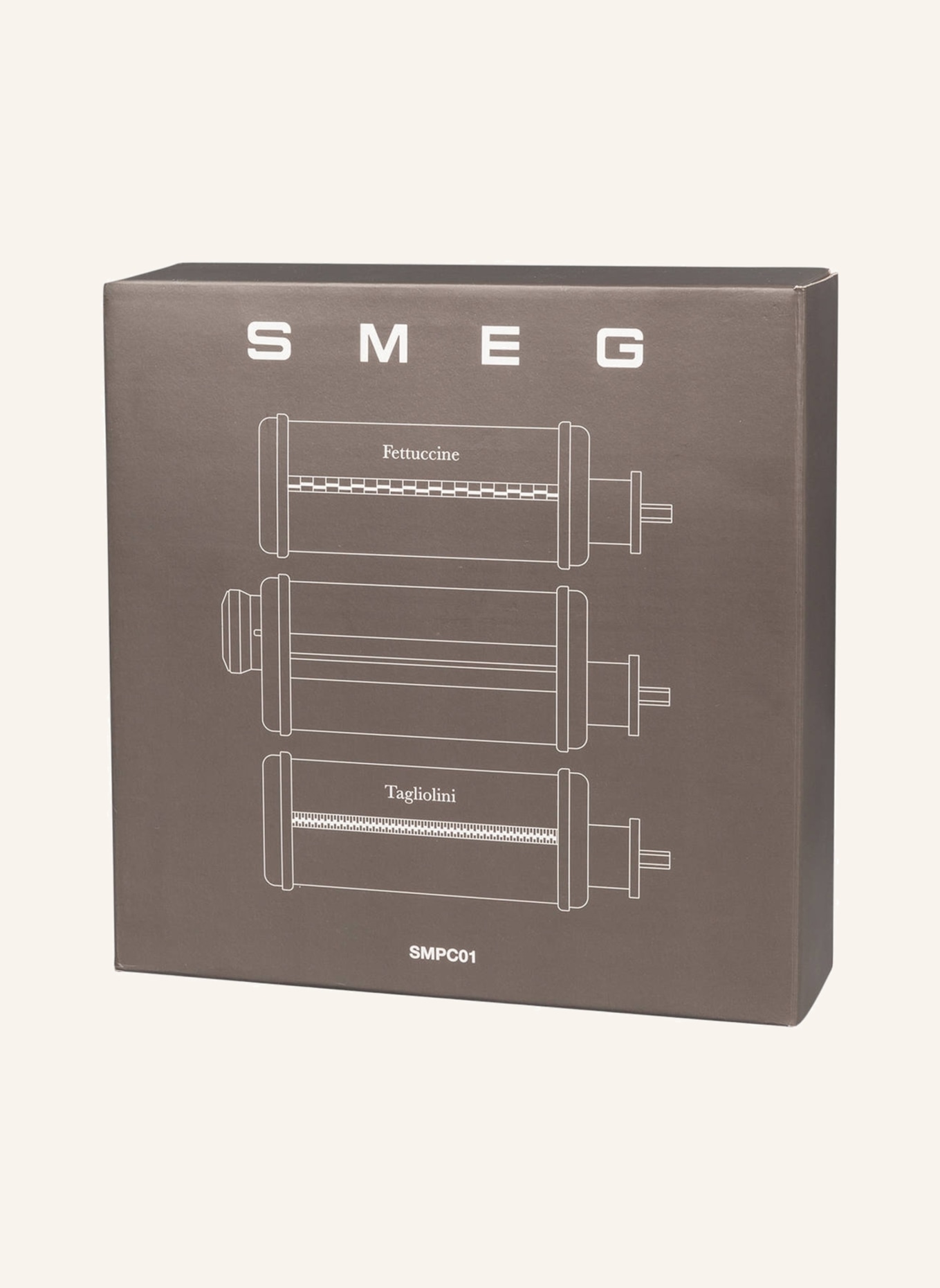 SMEG Pasta-Schneide-Set SMPC01, Farbe: SILBER (Bild 2)