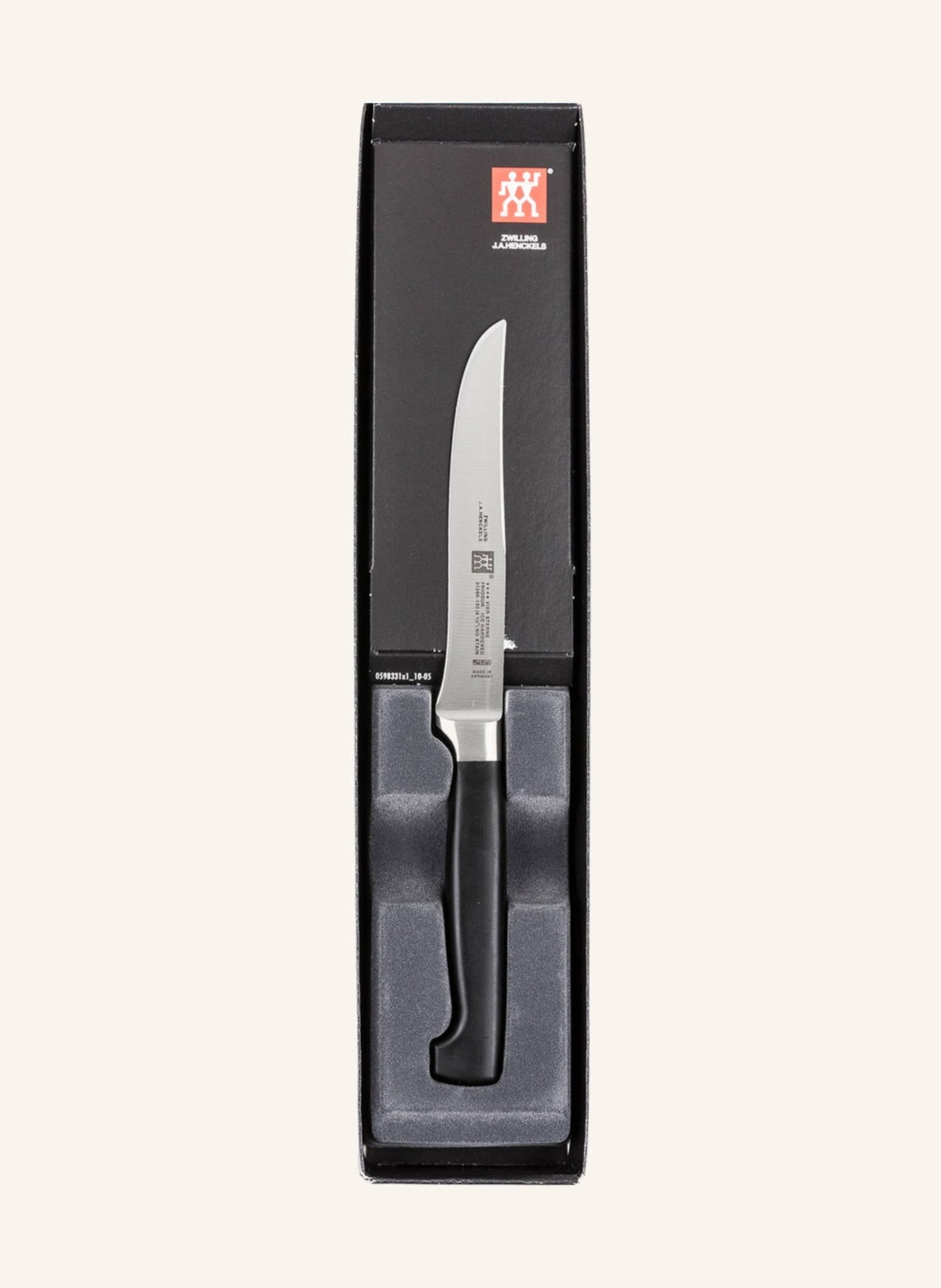 ZWILLING Steakový nůž ****VIER STERNE, Barva: ČERNÁ/ STŘÍBRNÁ (Obrázek 3)