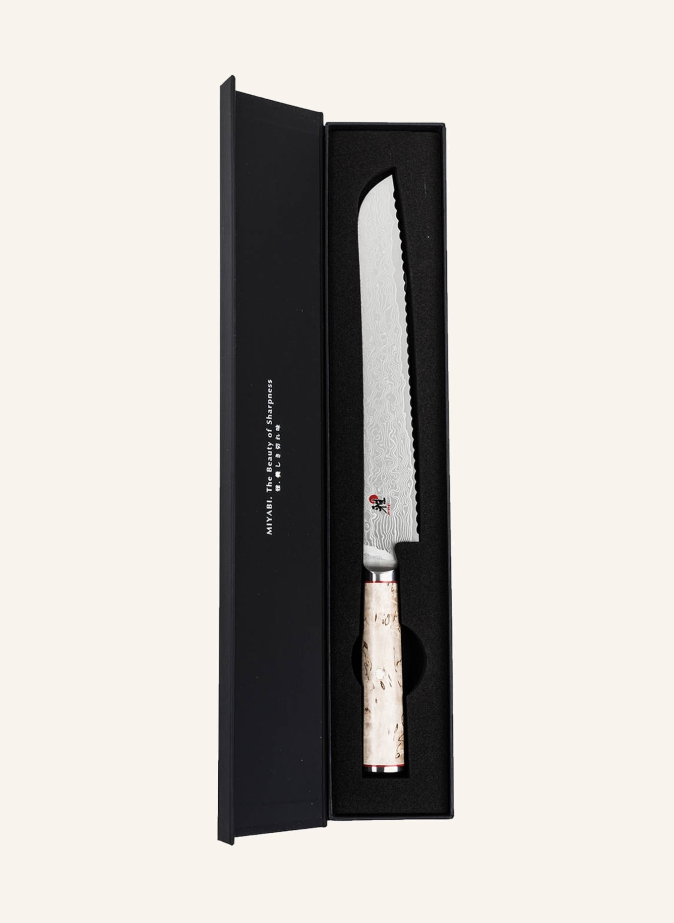 ZWILLING Brotmesser MIYABI 5000MCD , Farbe: CREME/ SILBER (Bild 2)