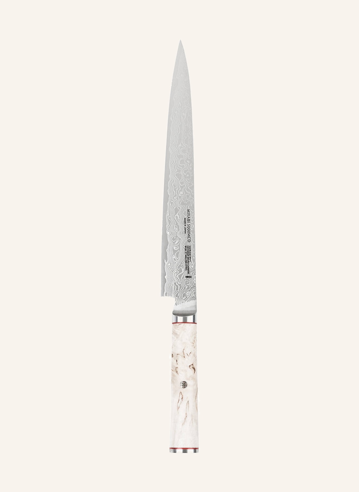 ZWILLING Chef’s knife SUJIHIKI, Color: CREAM/ SILVER (Image 1)