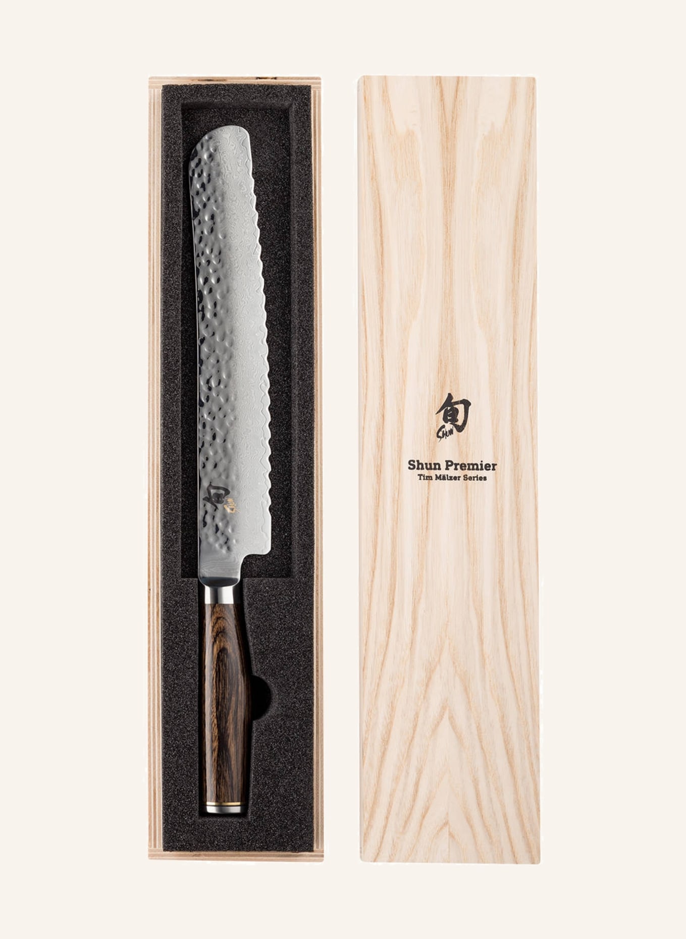 KAI Bread knife TDM-1705, Color: DARK BROWN/ SILVER (Image 3)