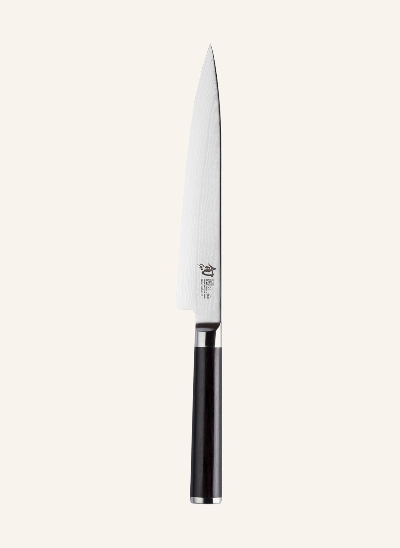 KAI Nóż SHUN DM-0701, Kolor: CIEMNOBRĄZOWY/ SREBRNY (Obrazek 1)