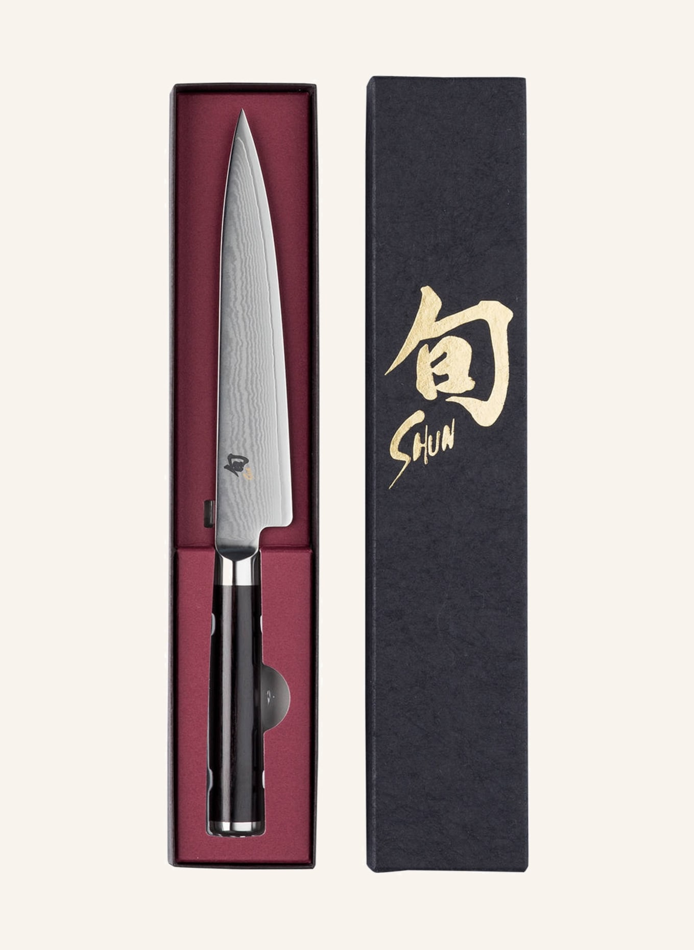 KAI Nóż SHUN DM-0701, Kolor: CIEMNOBRĄZOWY/ SREBRNY (Obrazek 3)