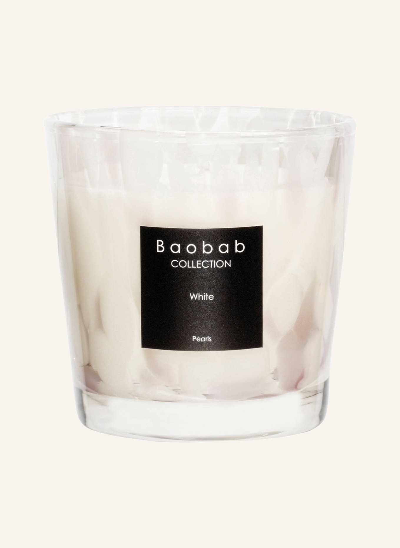 Baobab COLLECTION Duftkerze WHITE PEARLS: WEISS