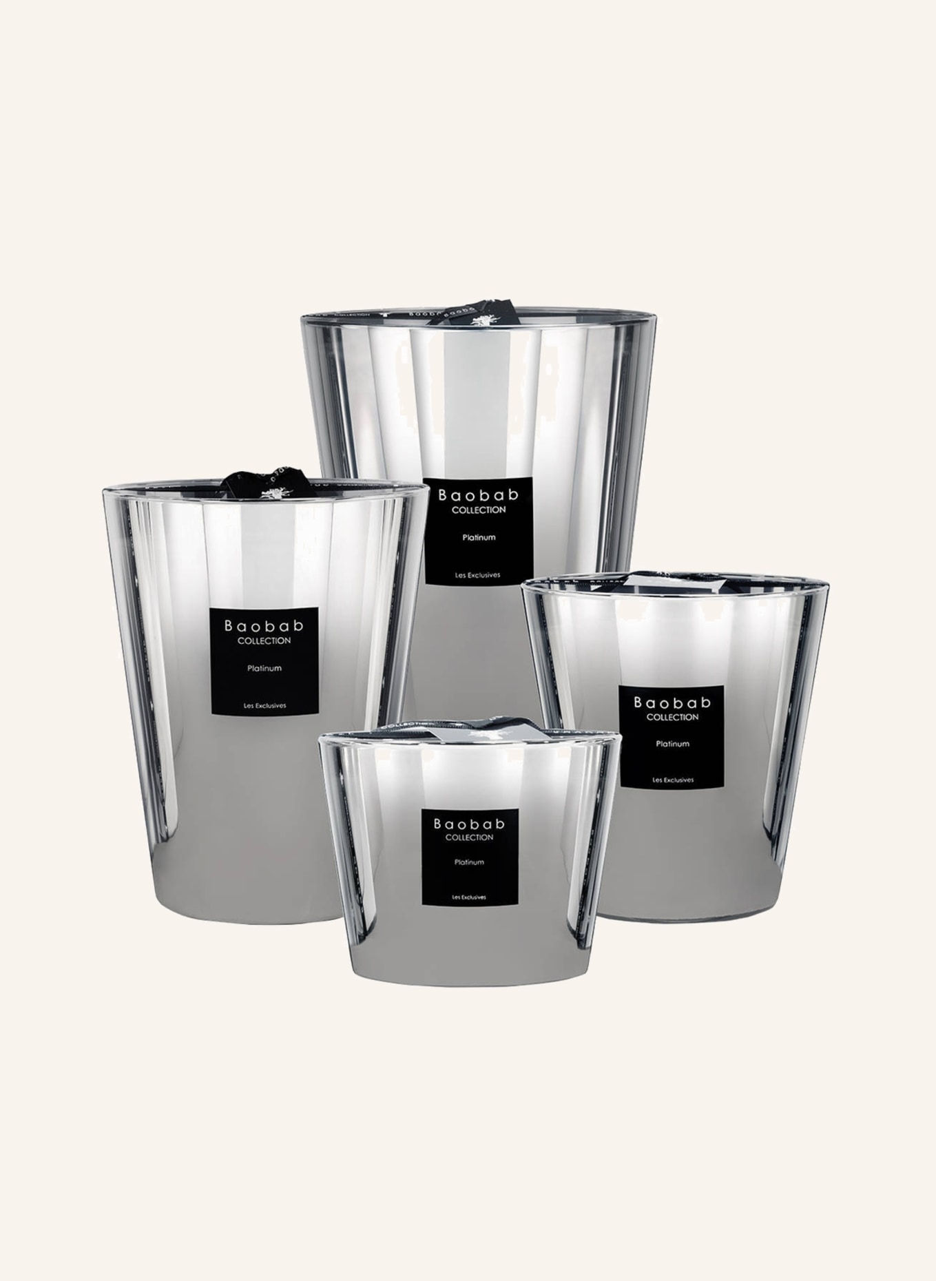 Baobab COLLECTION Duftkerze AURUM: SILBER