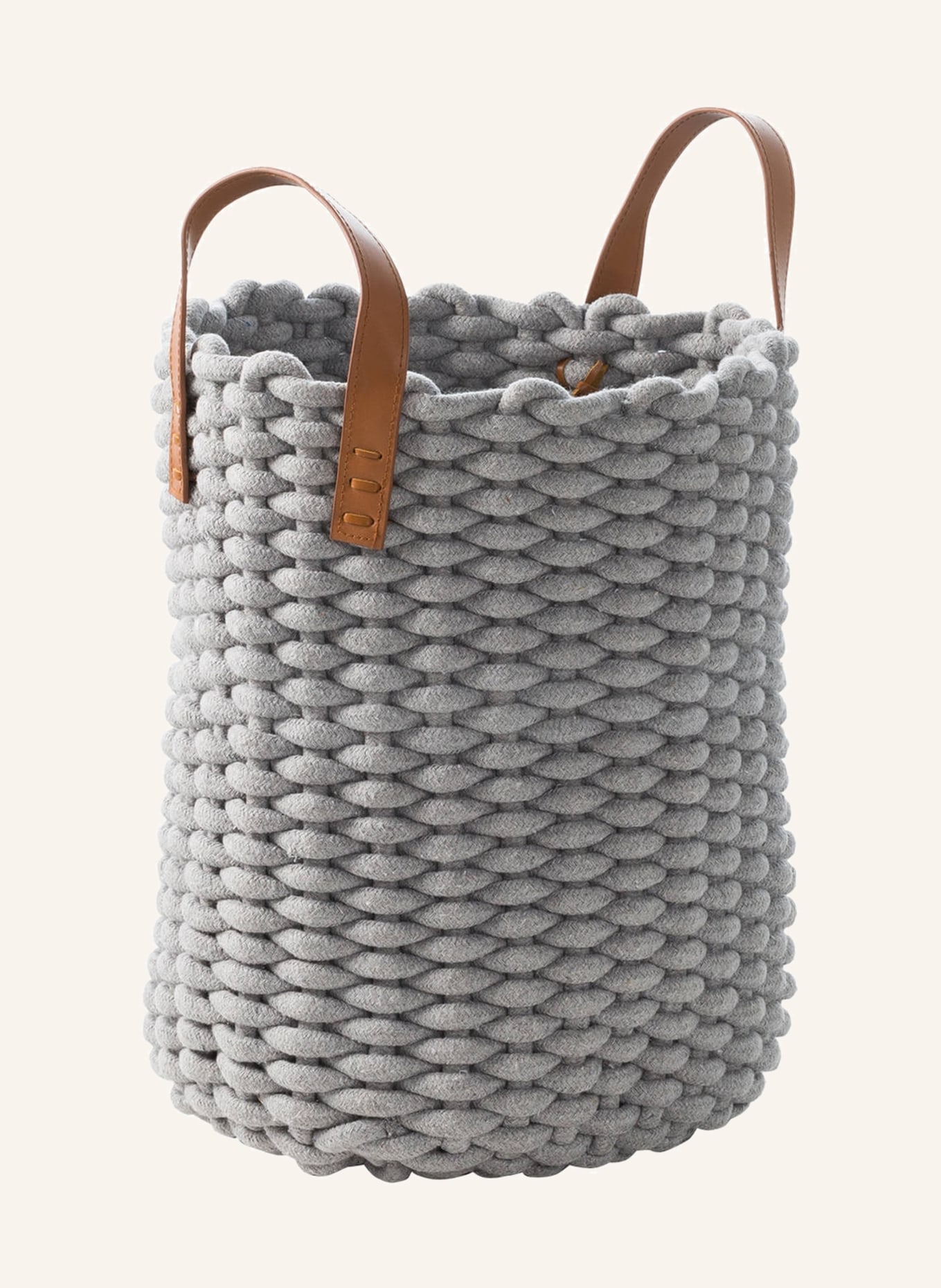 AQUANOVA Laundry basket RUDON, Color: LIGHT GRAY (Image 1)