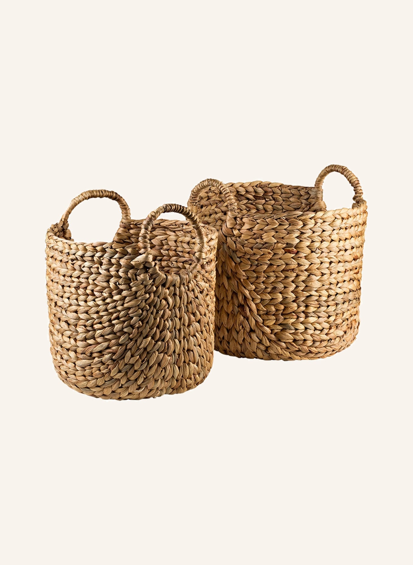 Bloomingville Set of 2 baskets, Color: BEIGE (Image 1)
