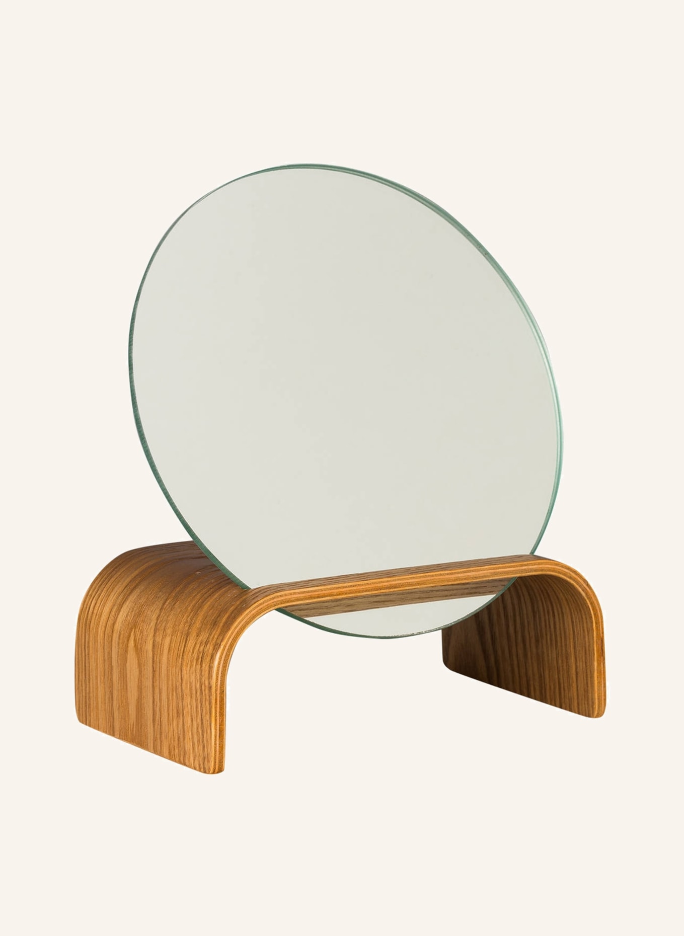 HK living Cosmetic mirror, Color: LIGHT BROWN (Image 1)