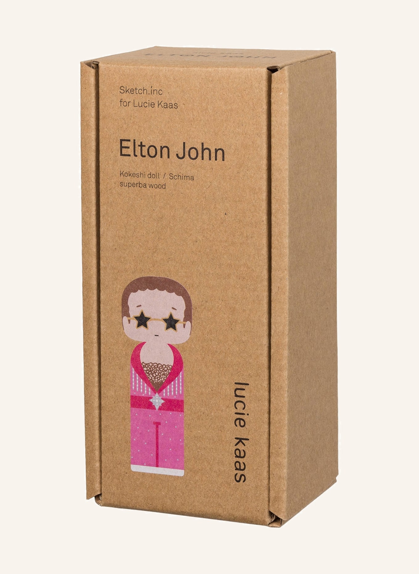 lucie kaas Decoration figurine ELTON JOHN, Color: PINK/ NUDE/ BROWN (Image 2)