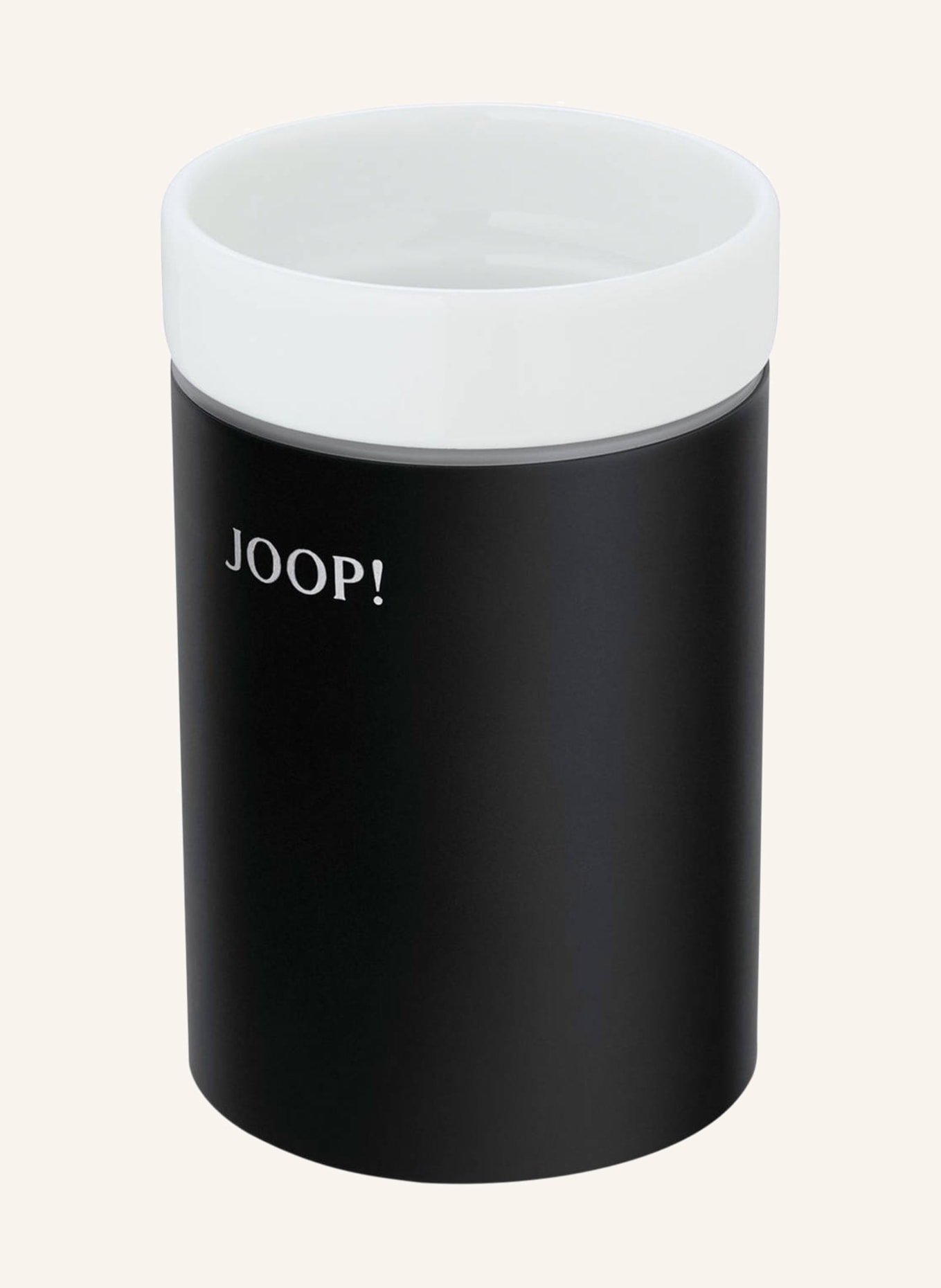 JOOP! Toothbrush mug CHROMELINE, Color: WHITE/ BLACK (Image 1)