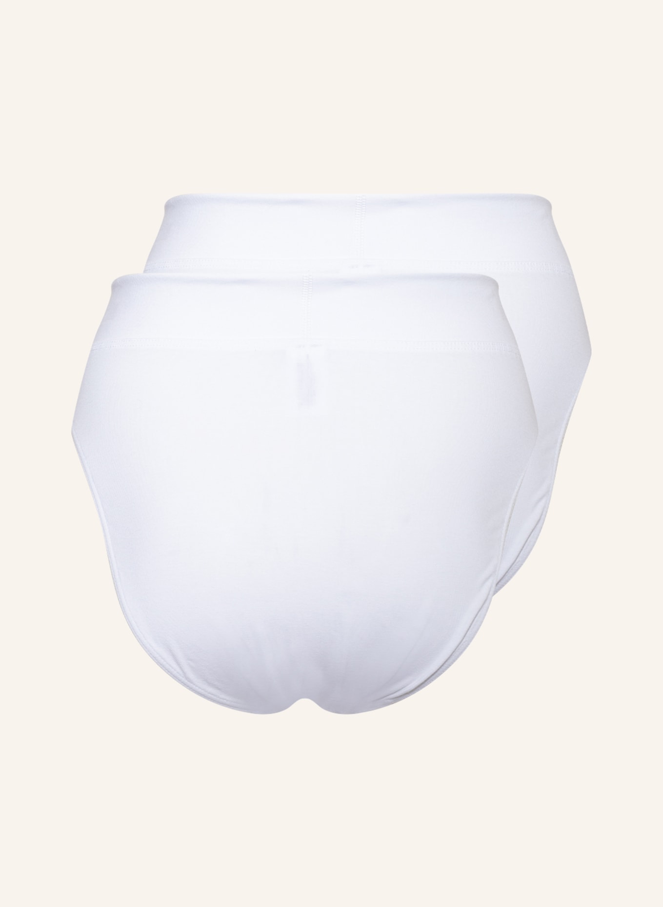CALIDA 2-pack high-waisted briefs ELASTIC , Color: WHITE (Image 2)