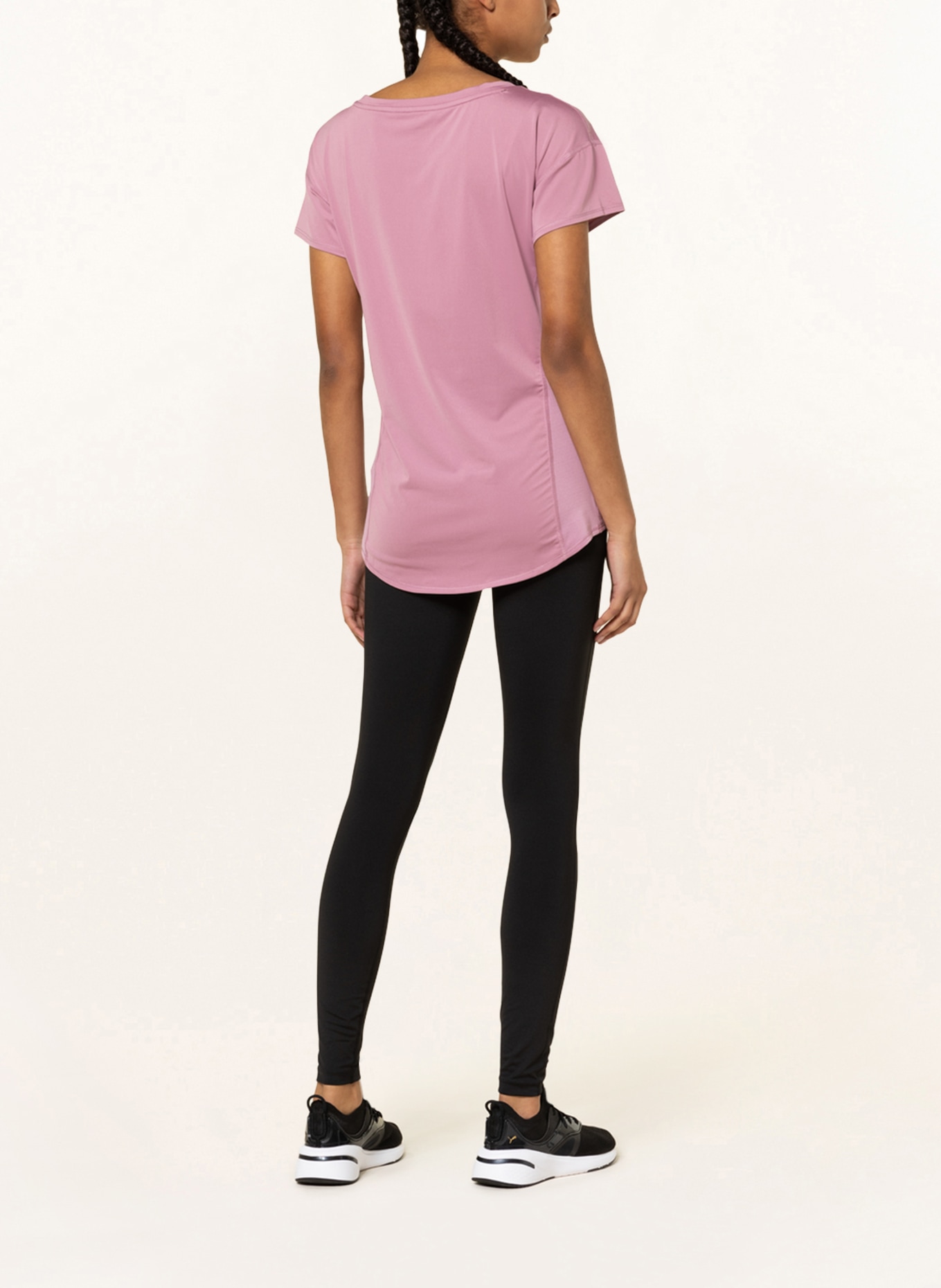 PUMA T-shirt TRAIN FAVORITE with mesh insert, Color: PINK (Image 3)