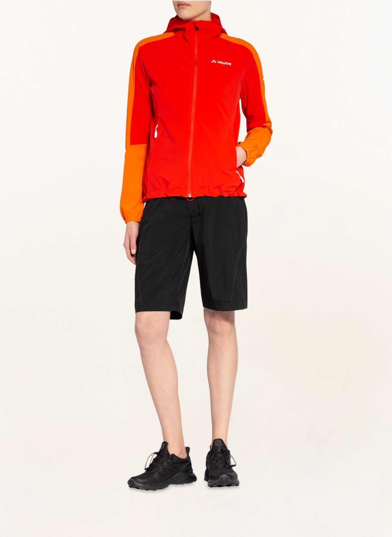 LEDRO shorts in padded VAUDE inner shorts black with Cycling