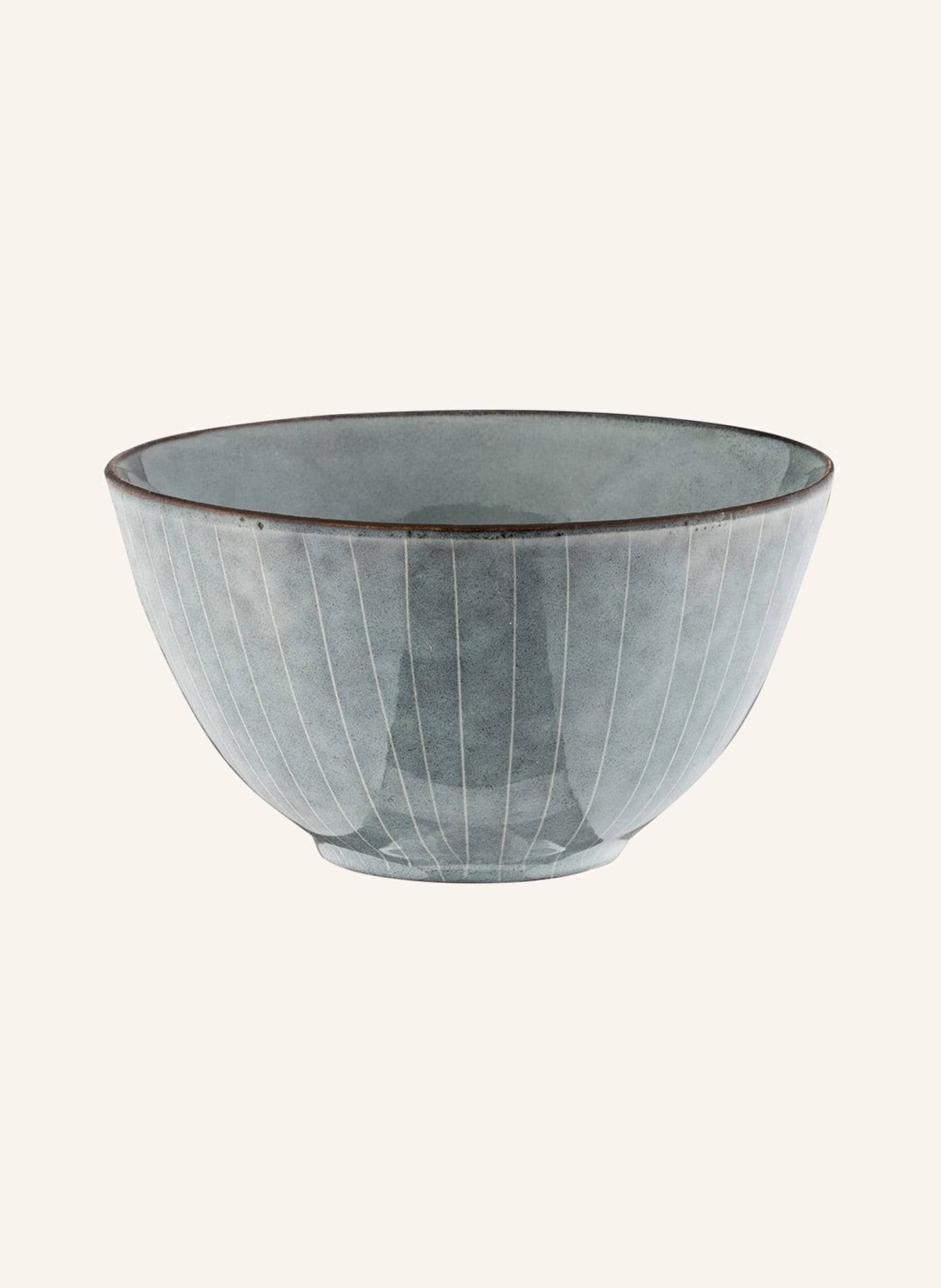 BROSTE COPENHAGEN Set of 4 bowls NORDIC SEA, Color: BLUE GRAY (Image 2)