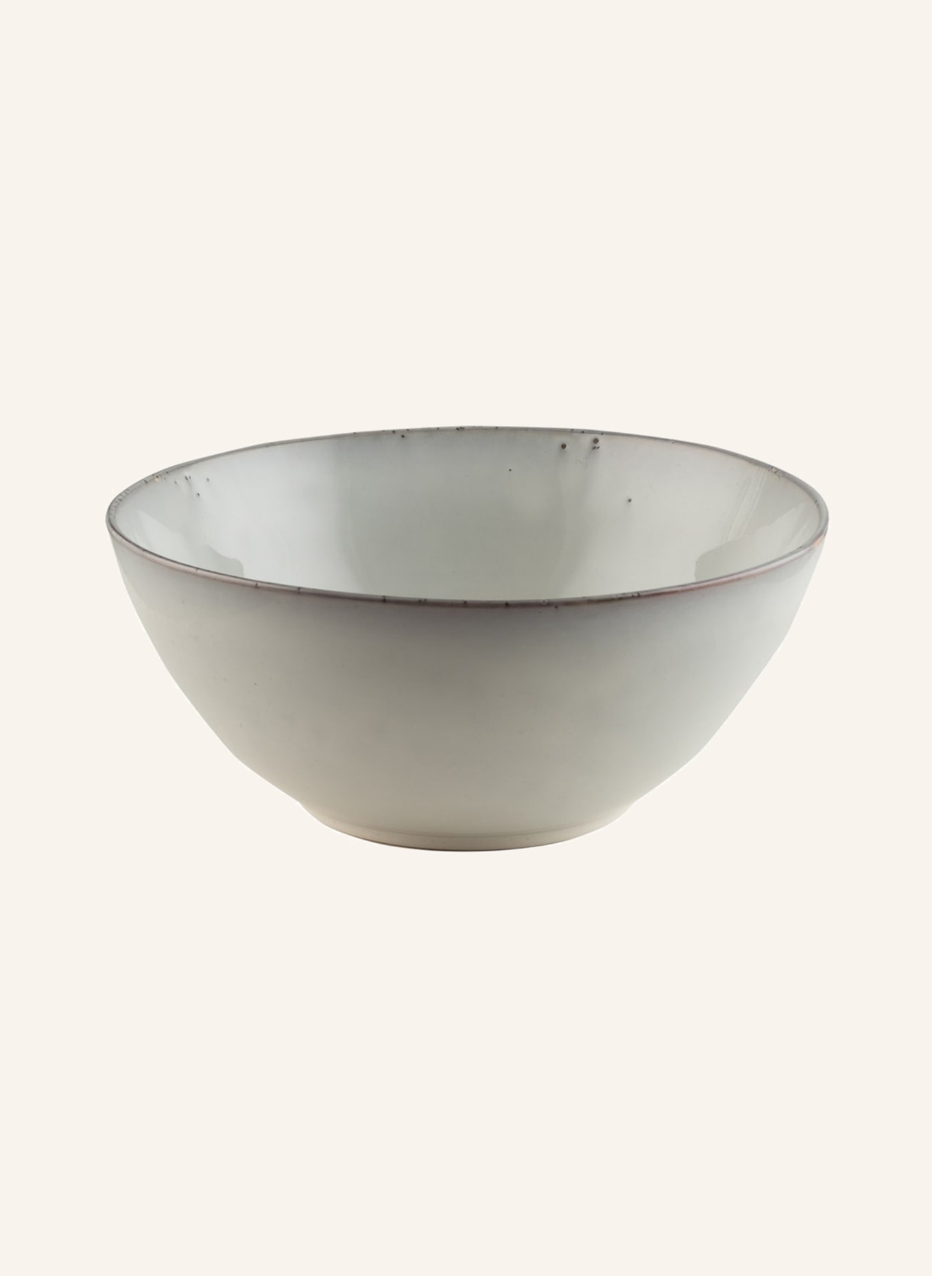 BROSTE COPENHAGEN Bowl NORDIC SAND, Color: WHITE/ LIGHT BROWN (Image 1)