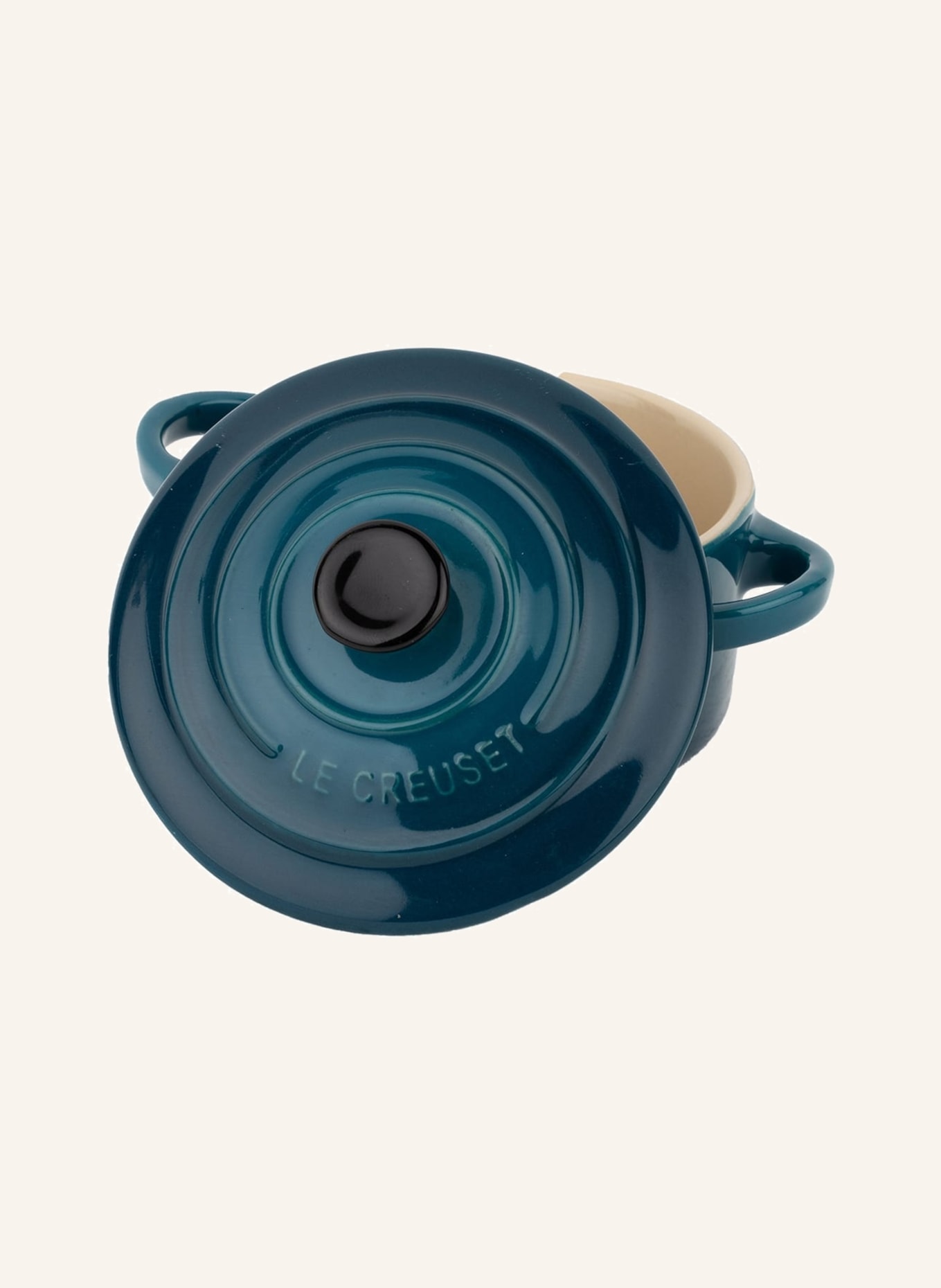 LE CREUSET Mini-Cocotte, Farbe: Deep Teal 642 (Bild 2)