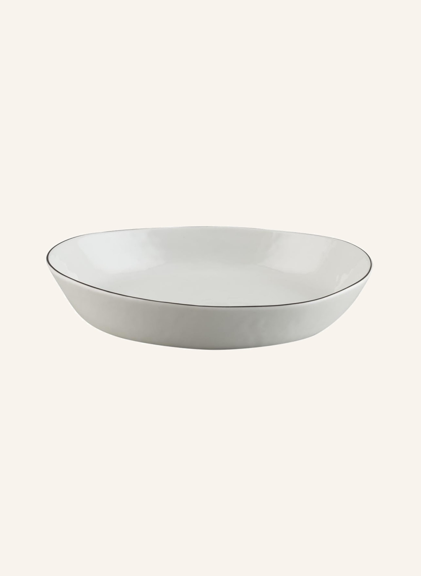 BROSTE COPENHAGEN Bowl SALT, Color: WHITE/ BLACK (Image 1)