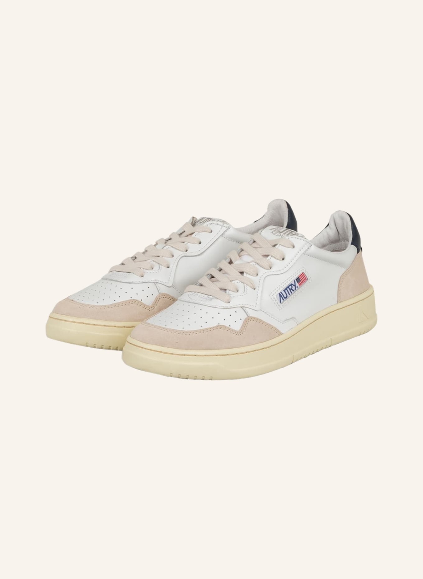 AUTRY Sneakers AUTRY 01, Color: WHITE/ BEIGE/ DARK BLUE (Image 1)