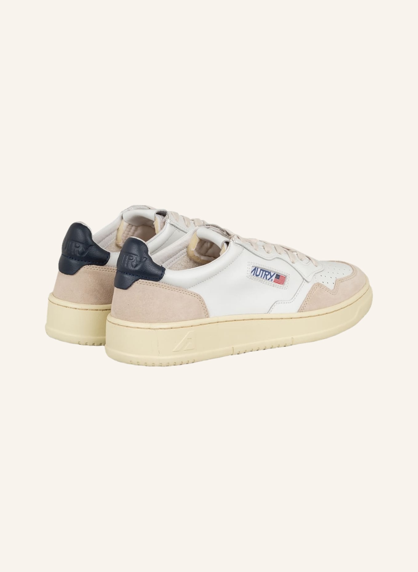 AUTRY Sneakers AUTRY 01, Color: WHITE/ BEIGE/ DARK BLUE (Image 2)