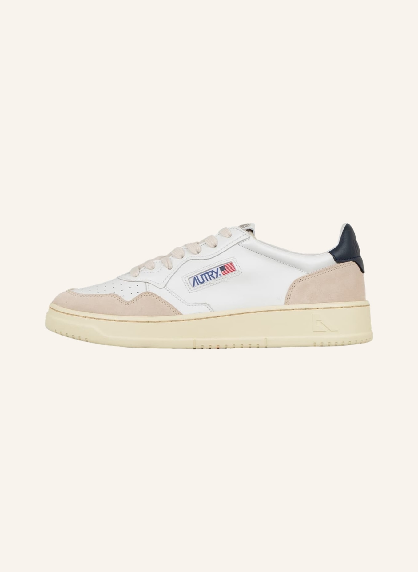 AUTRY Sneakers AUTRY 01, Color: WHITE/ BEIGE/ DARK BLUE (Image 4)