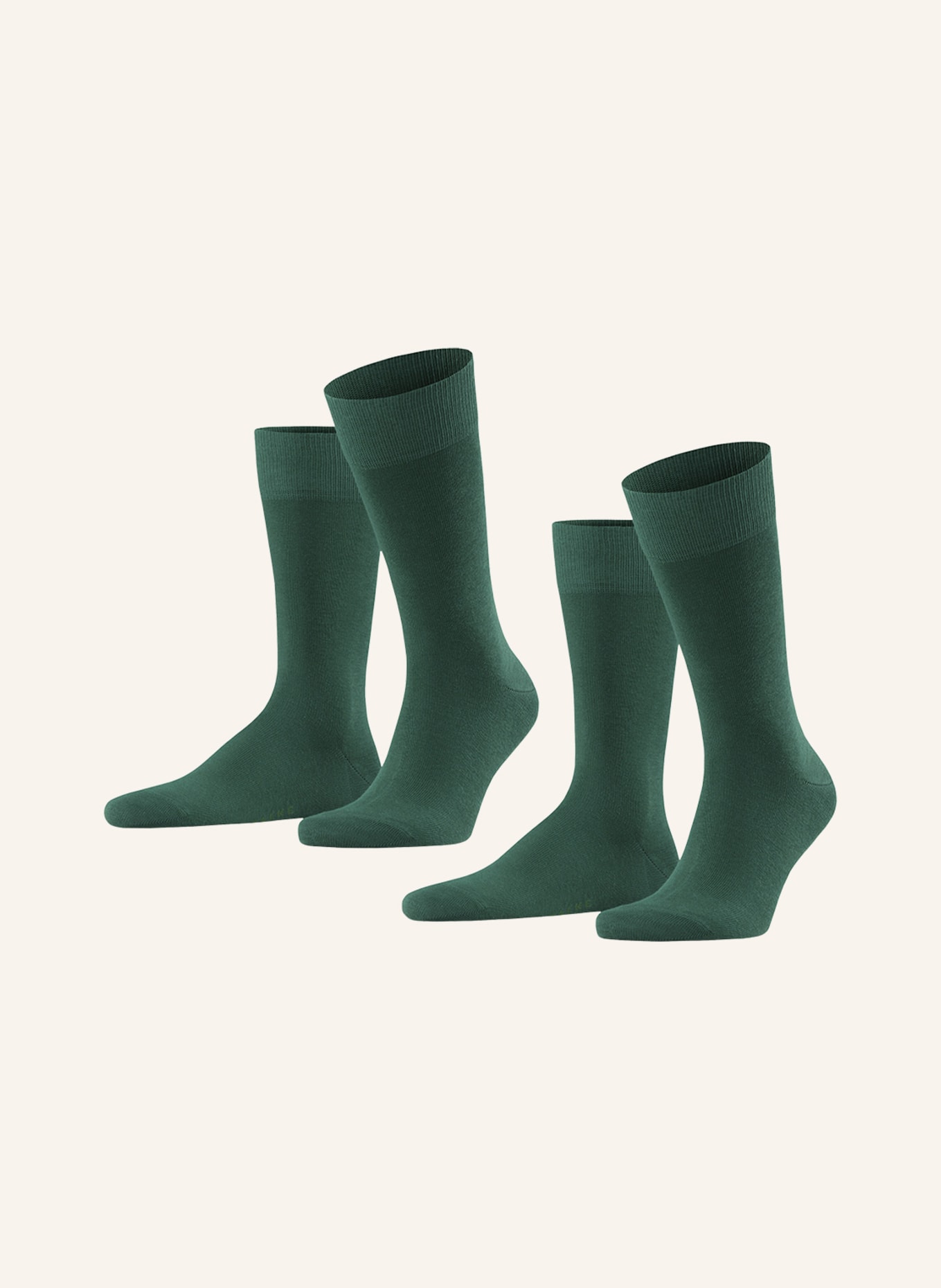 FALKE 2er-Pack Strümpfe HAPPY: 7441 hunter green