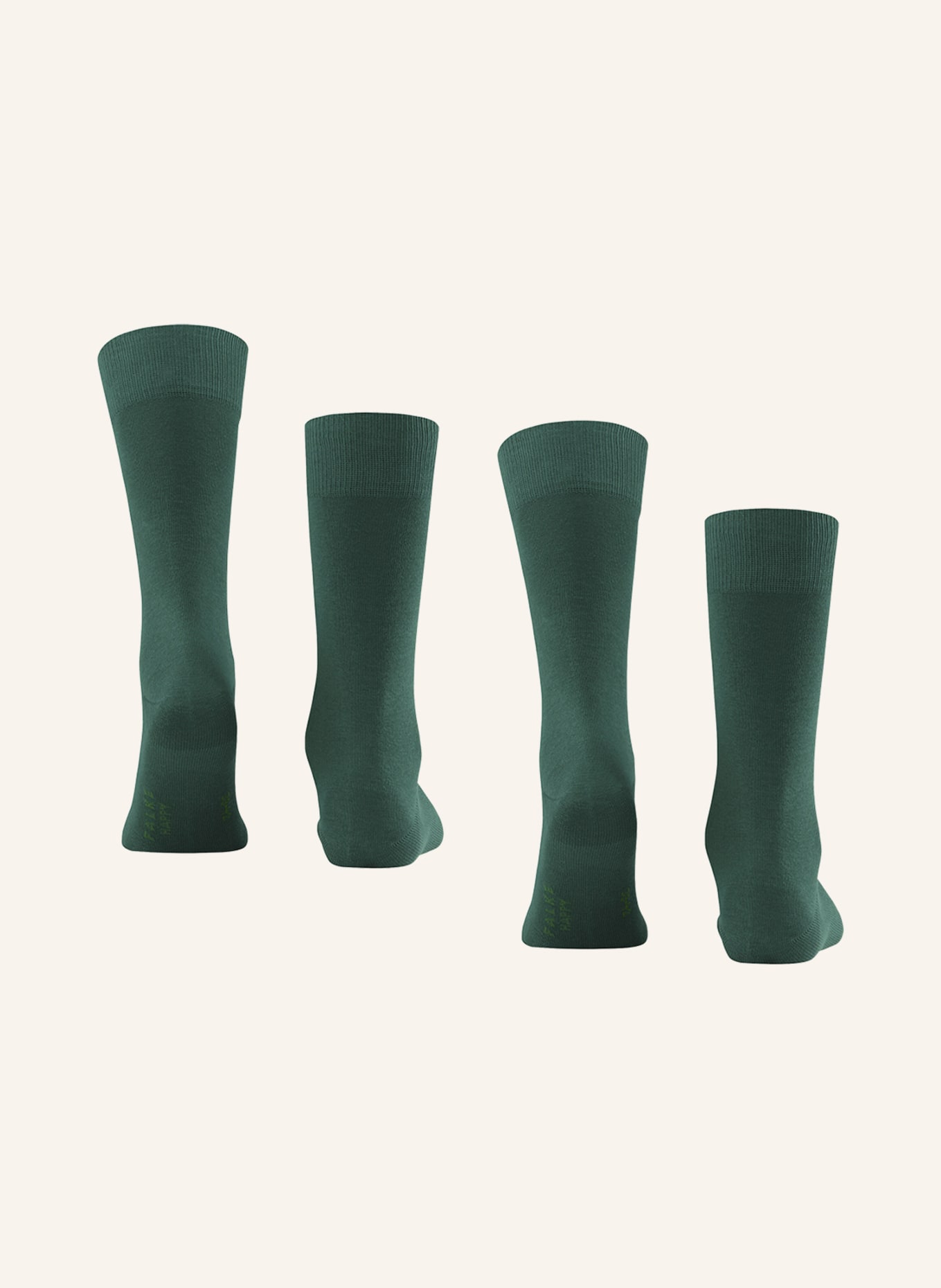 FALKE 2er-Pack Strümpfe HAPPY: 7441 hunter green