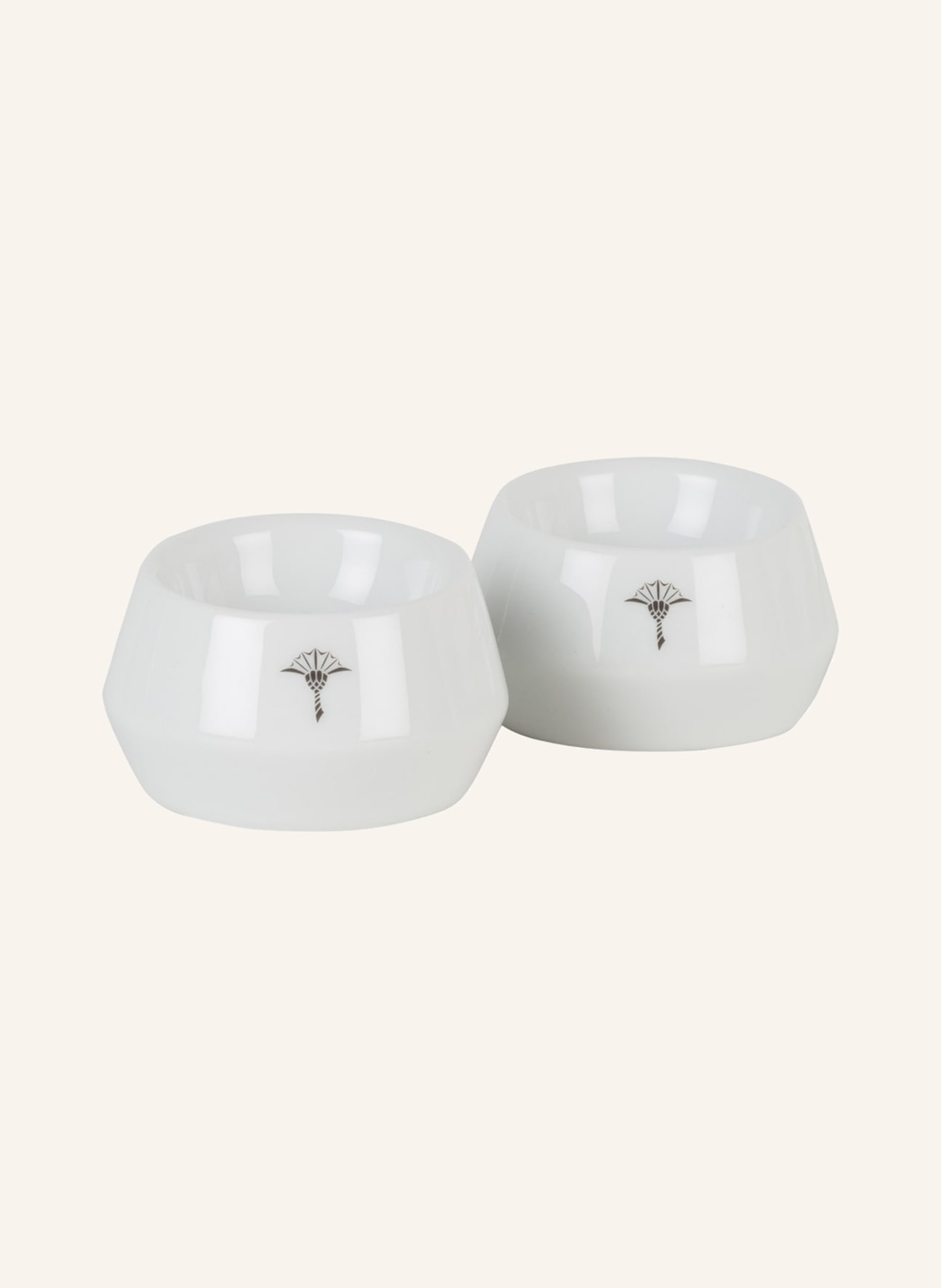 JOOP! Set of 2 egg cups SINGLE CORNFLOWER, Color: WHITE (Image 1)