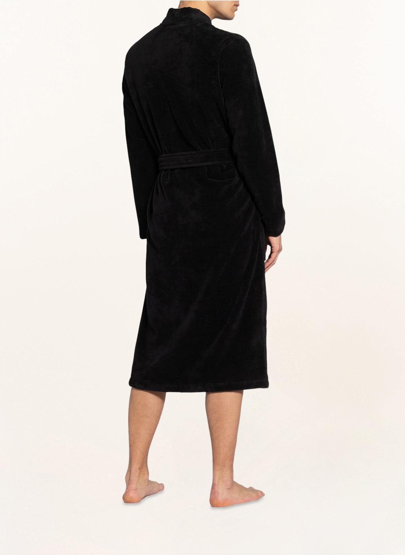 Cawö Unisex bathrobe , Color: BLACK (Image 3)