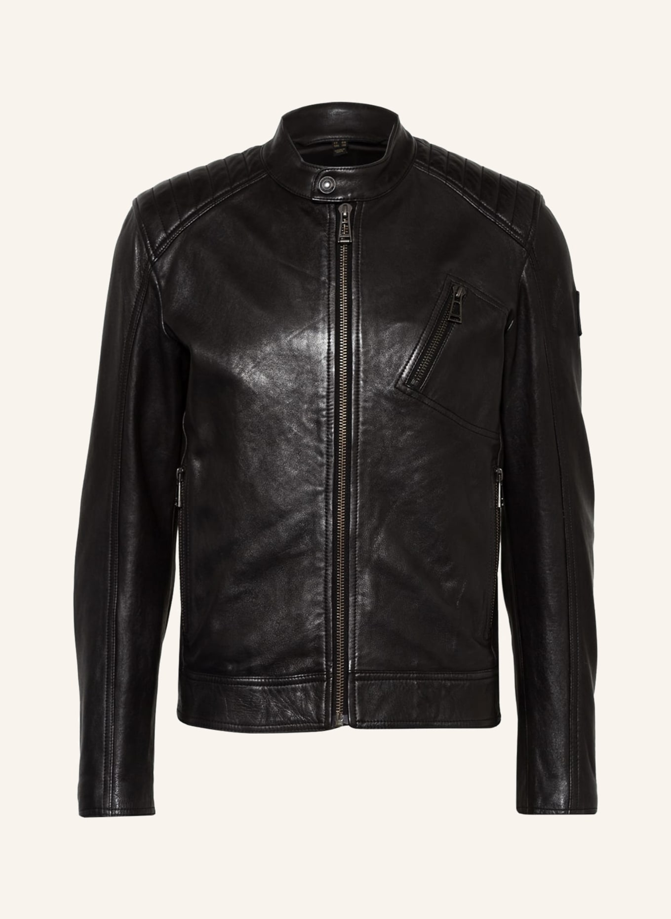 BELSTAFF Lederjacke, Farbe: SCHWARZ (Bild 1)