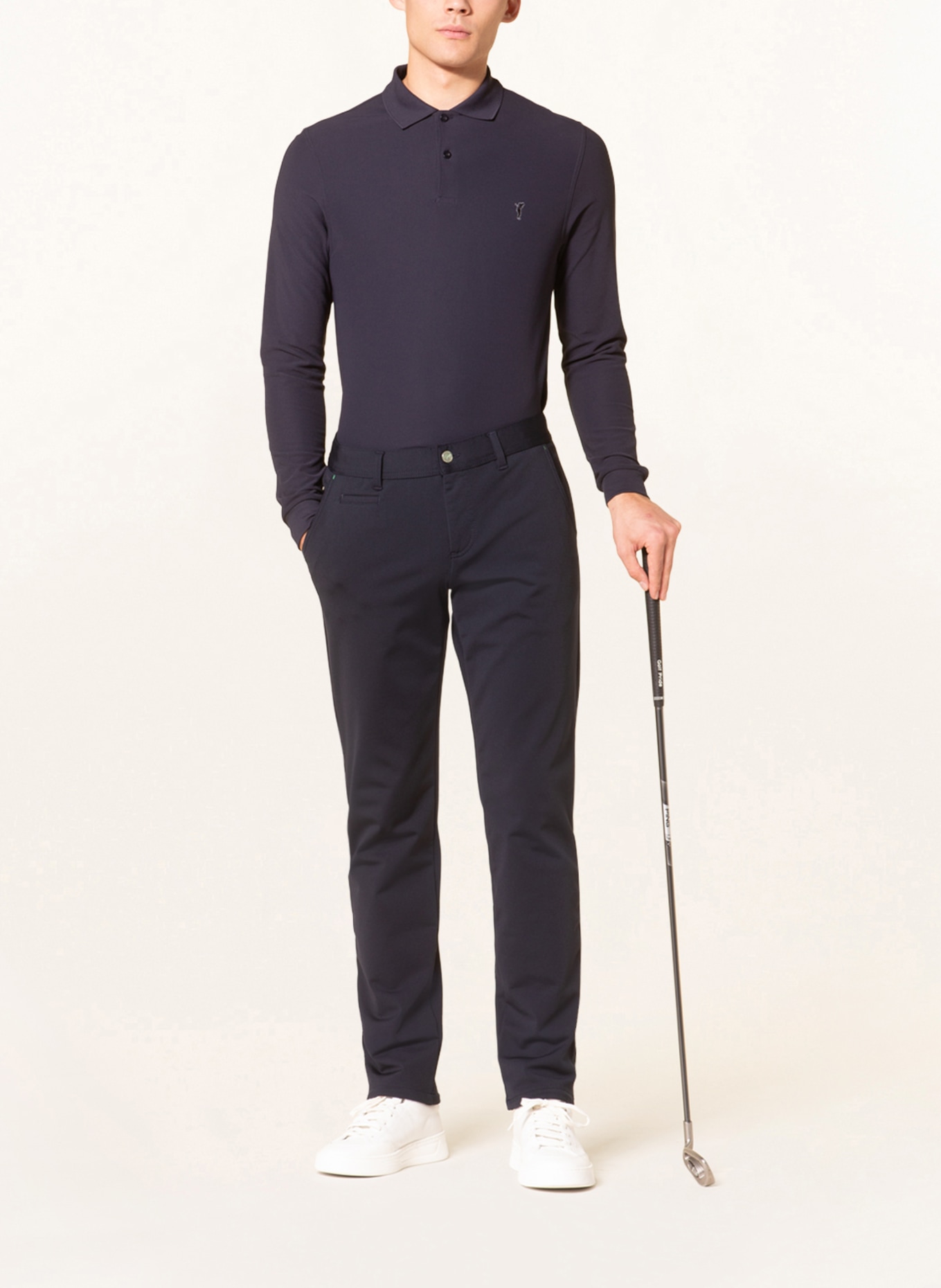 ALBERTO Spodnie golfowe ROOKIE: GRANATOWY