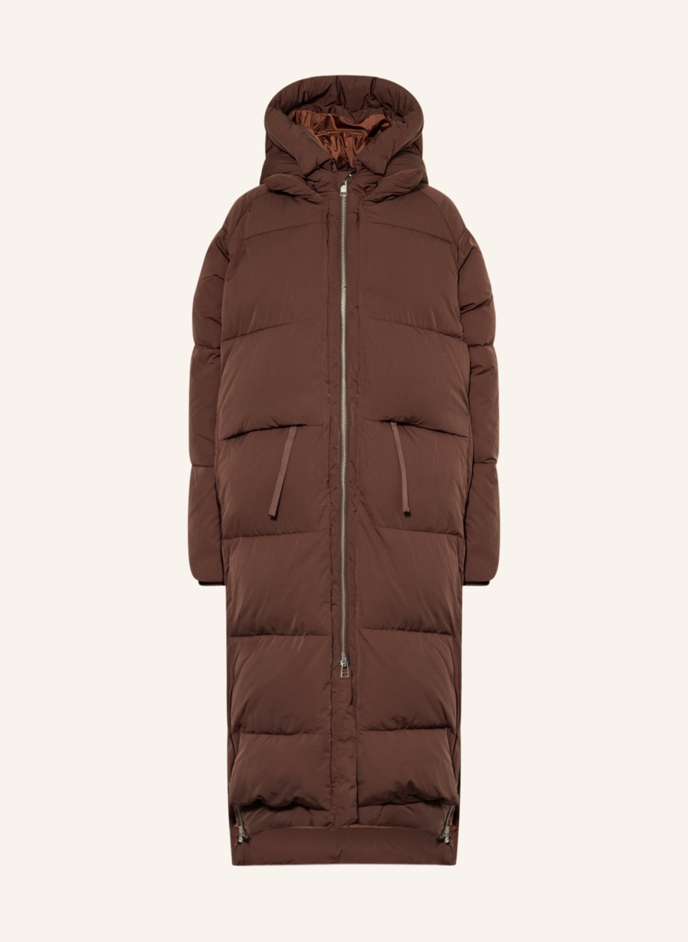 EMBASSY OF BRICKS AND LOGS Quilted coat LOURDES, Color: BROWN (Image 1)