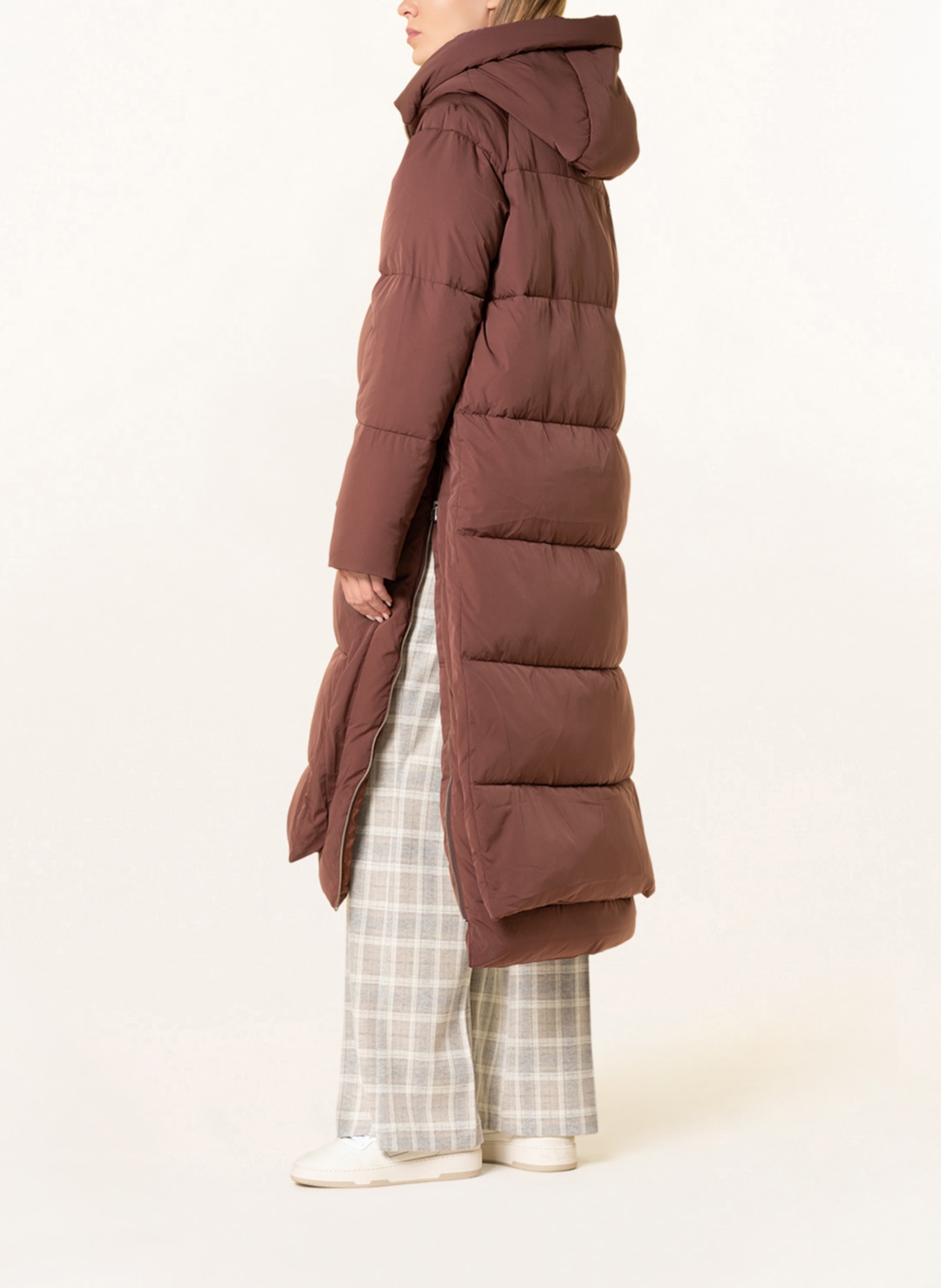 EMBASSY OF BRICKS AND LOGS Quilted coat LOURDES, Color: BROWN (Image 4)