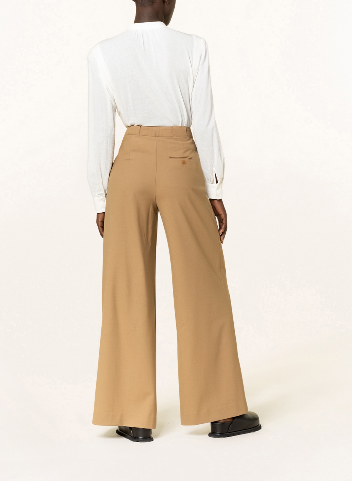 CLOSED Wide leg trousers RYLAN, Color: LIGHT BROWN (Image 3)