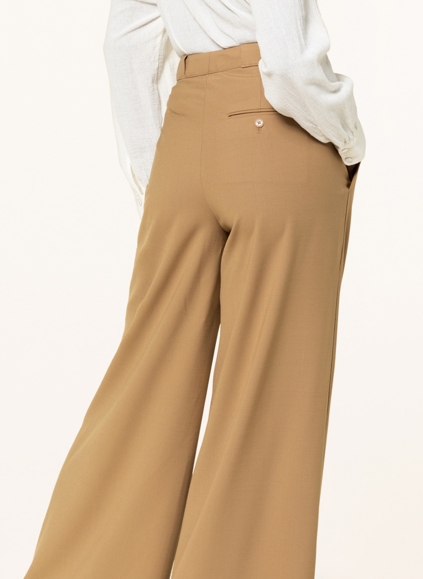 CLOSED Wide leg trousers RYLAN, Color: LIGHT BROWN (Image 5)