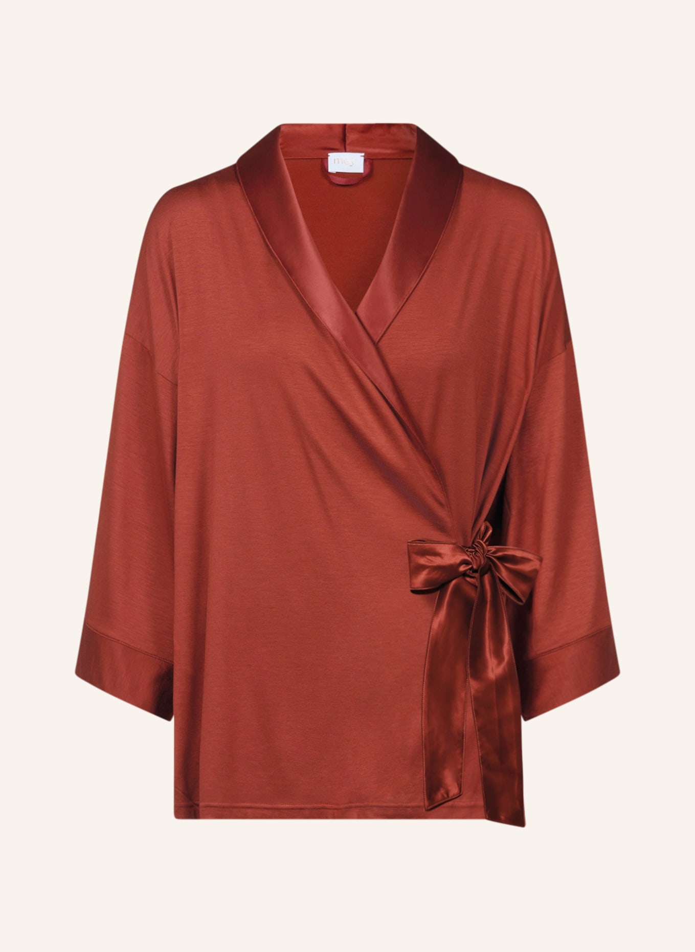 mey Lounge jacket series ALENA with 3/4 sleeve , Color: DARK RED (Image 1)