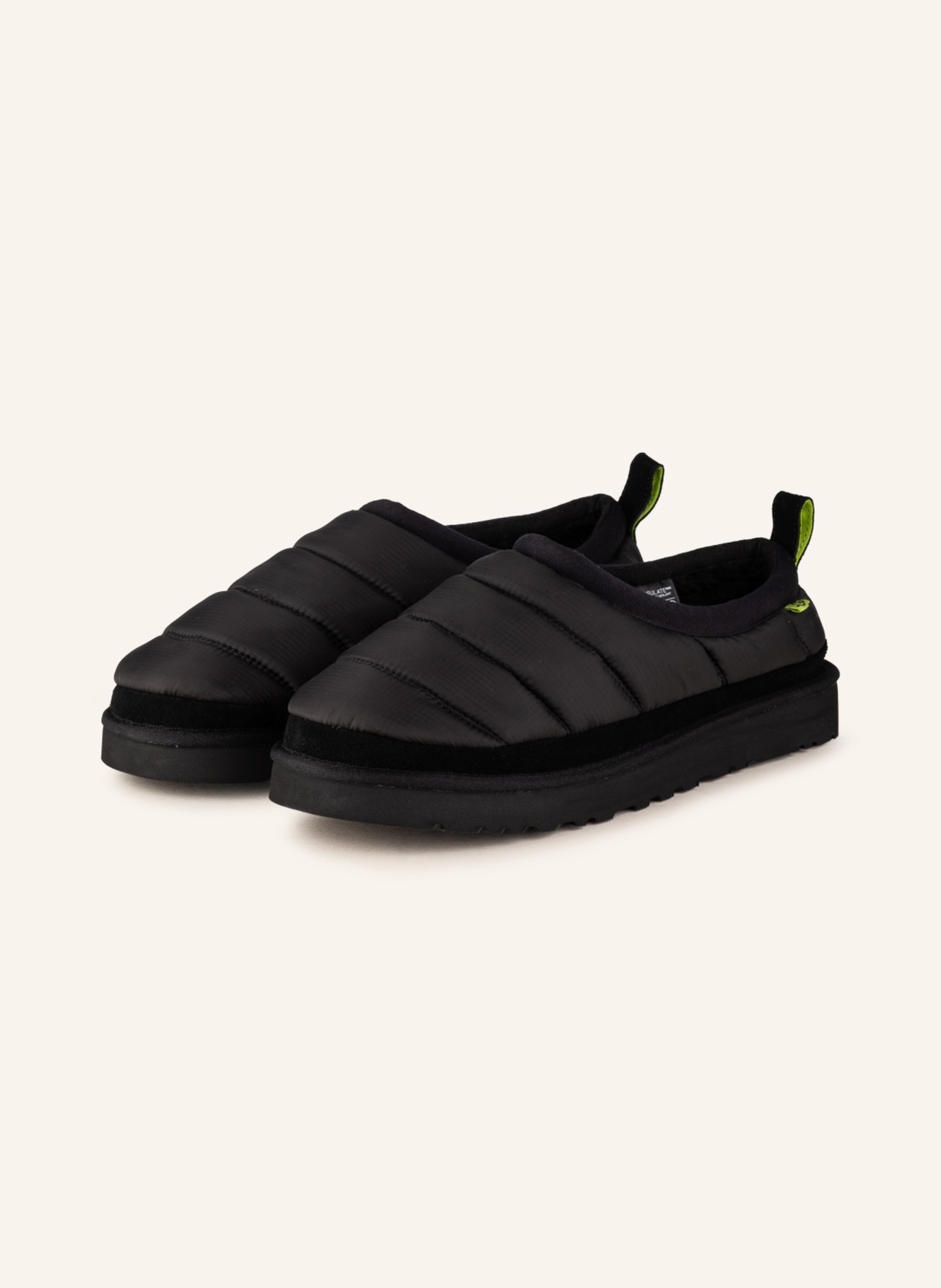 Ugg black slip ons discount