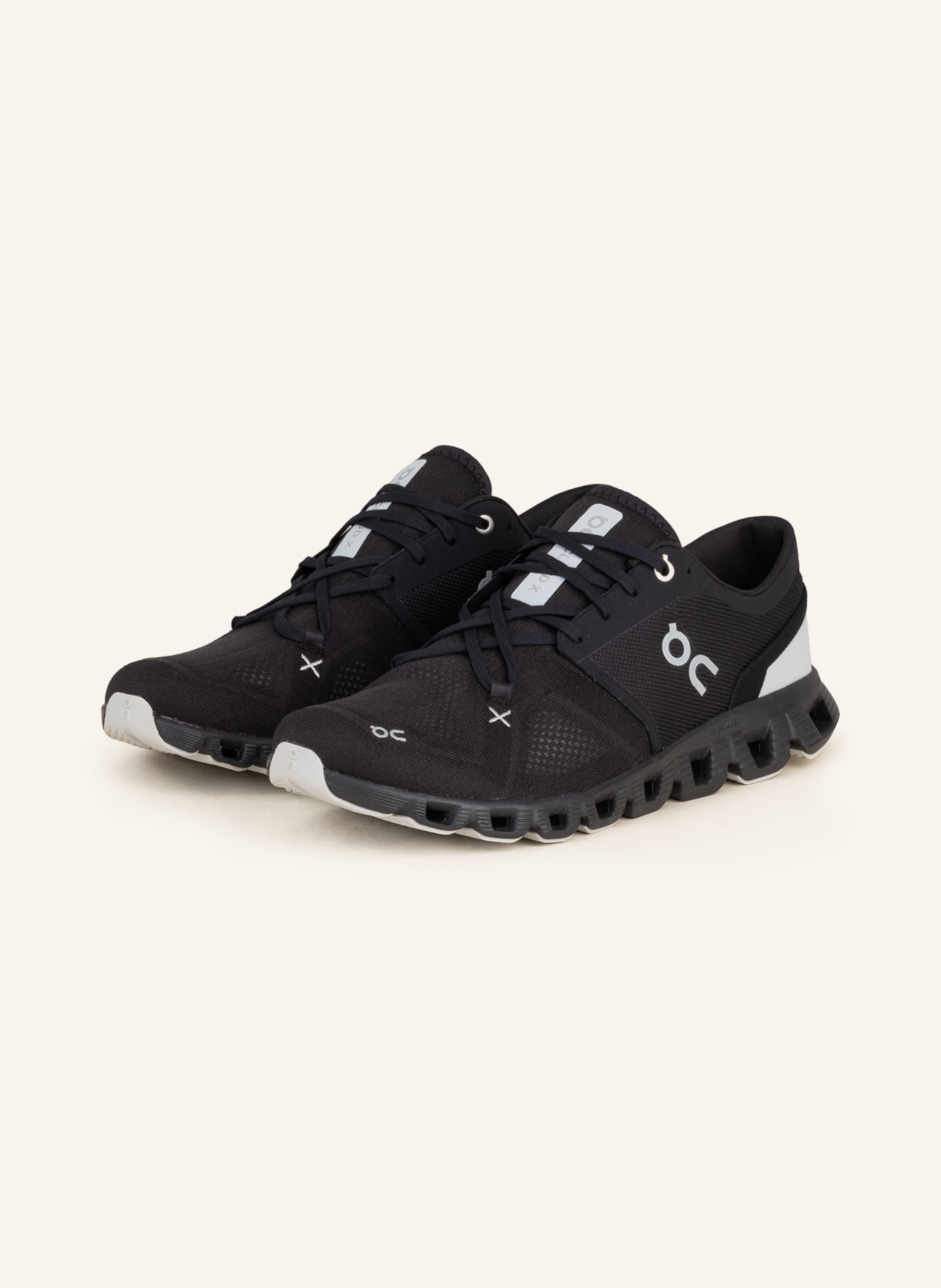 On Fitness shoes CLOUD X 3, Color: BLACK (Image 1)