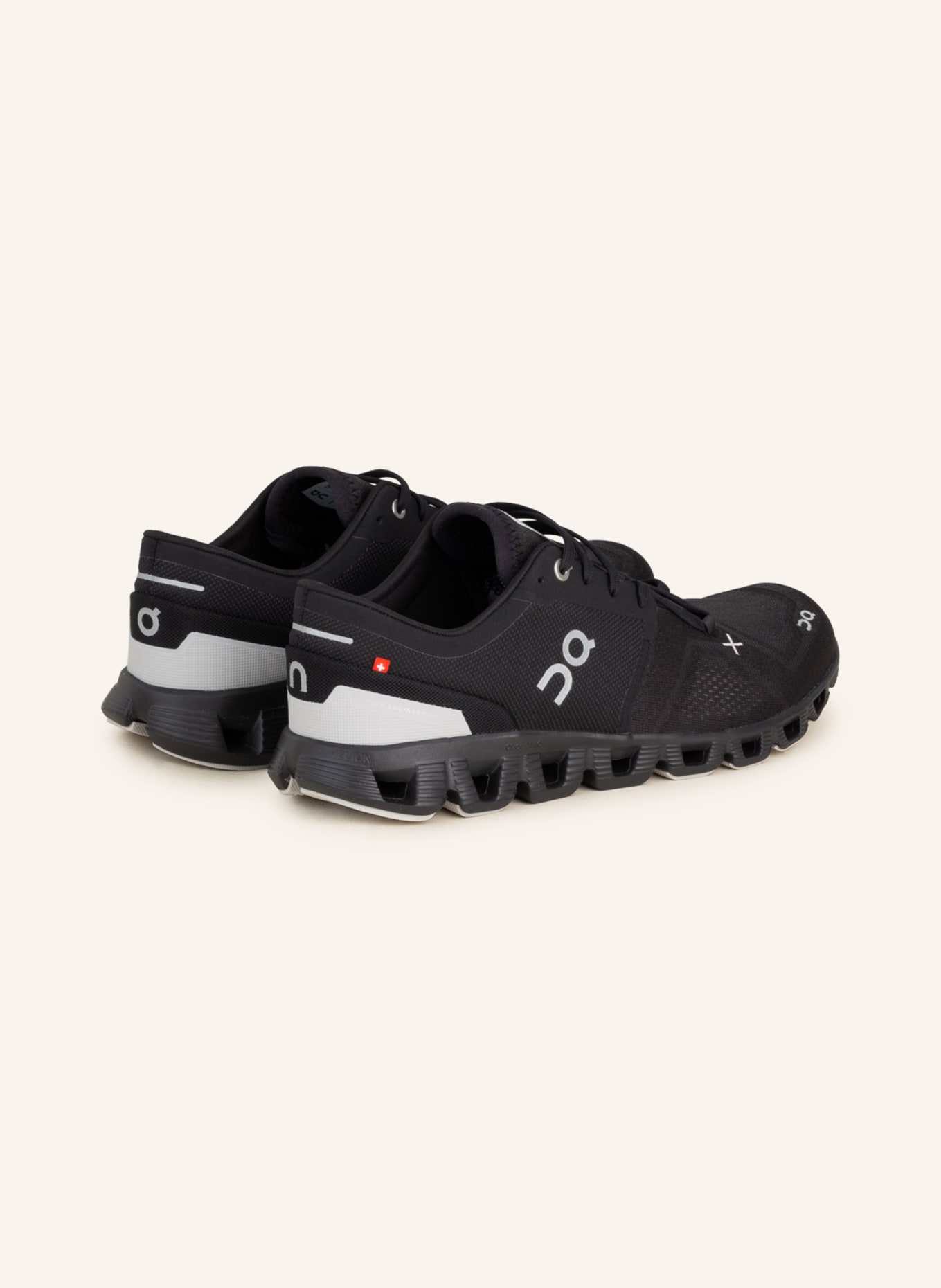 On Fitness shoes CLOUD X 3, Color: BLACK (Image 2)