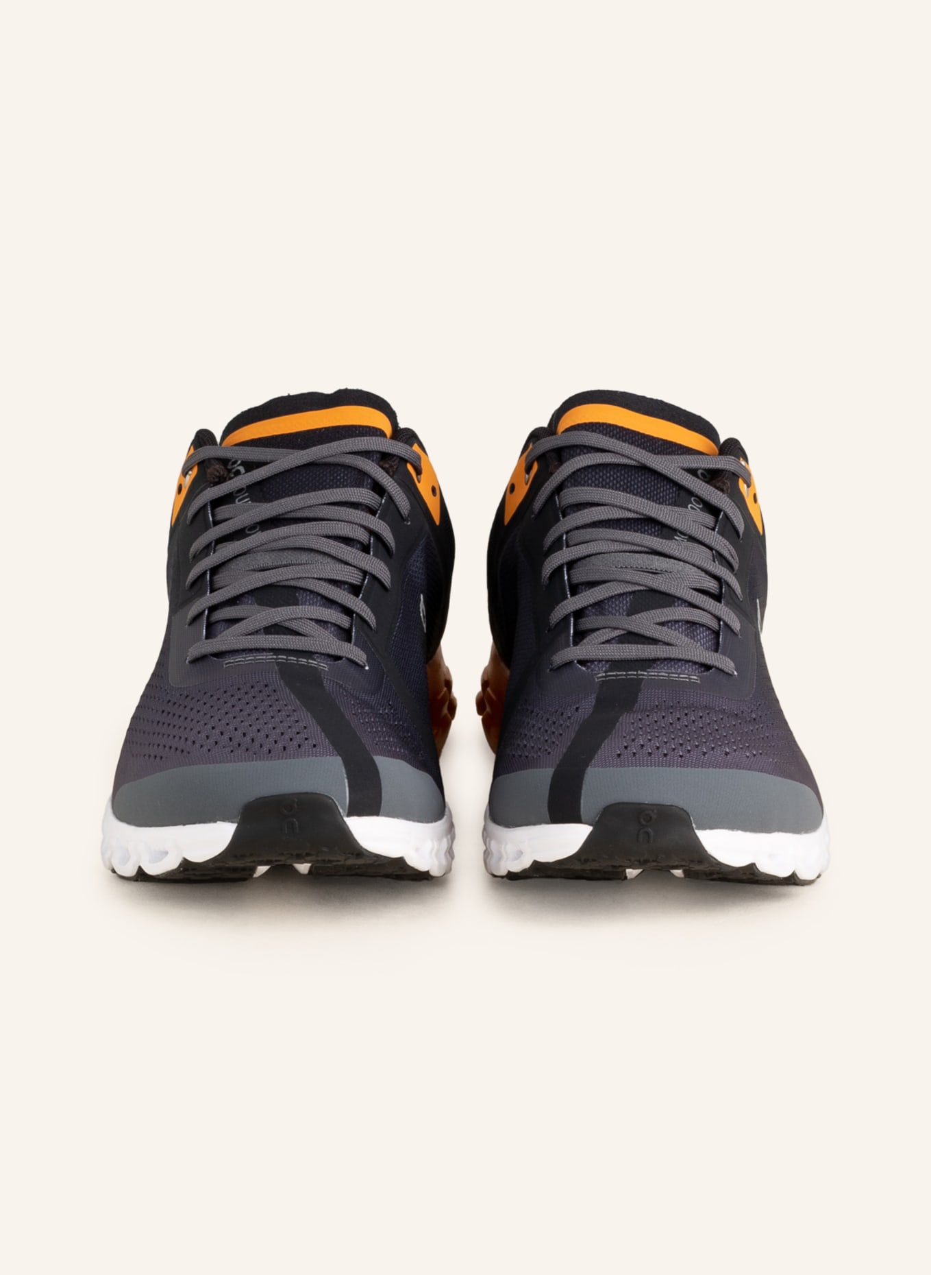 On Running shoe CLOUDFLOW, Color: DARK GRAY/ ORANGE (Image 3)