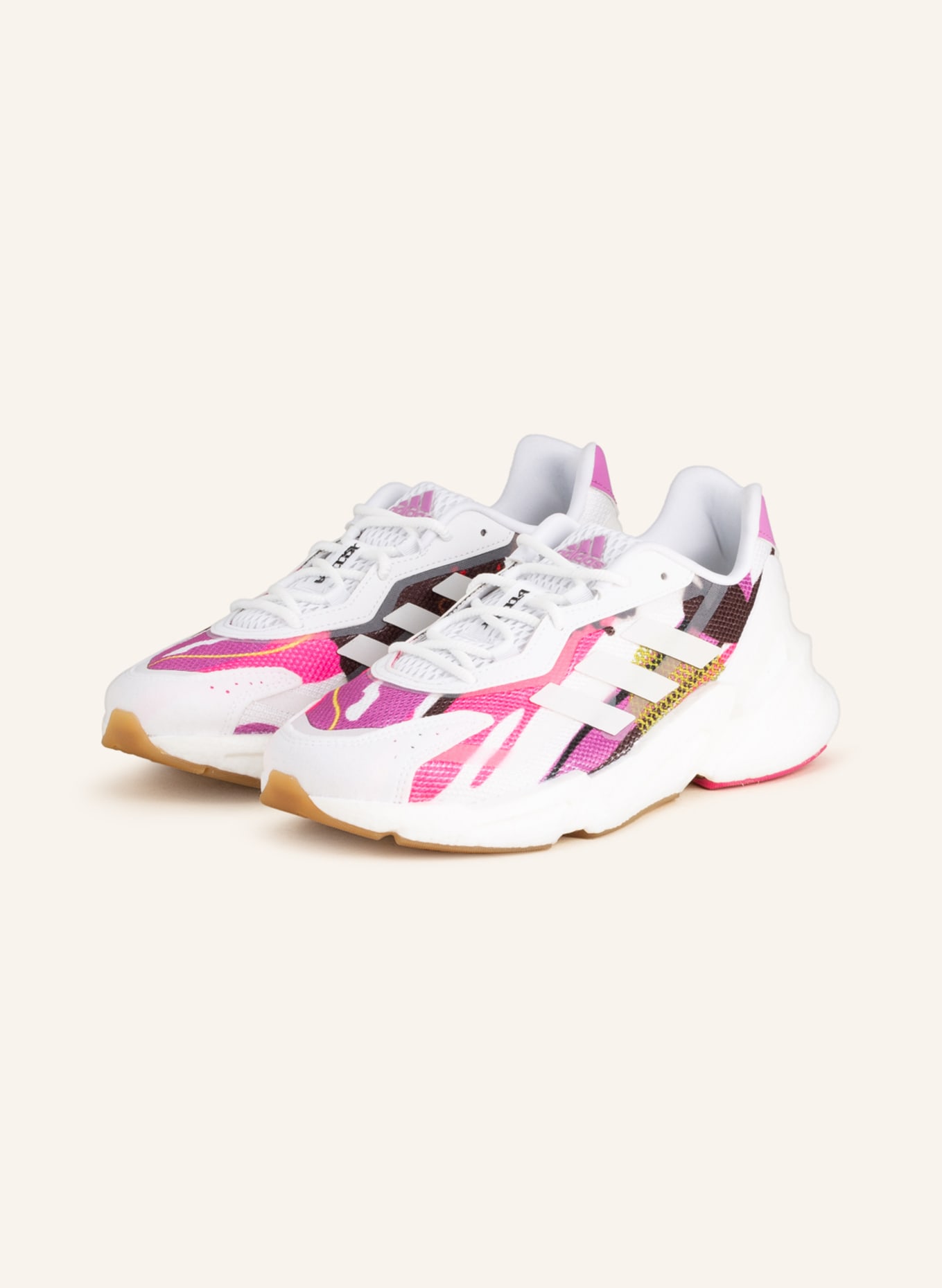 adidas Sneakers X9000L4, Color: PINK/ WHITE/ FUCHSIA (Image 1)