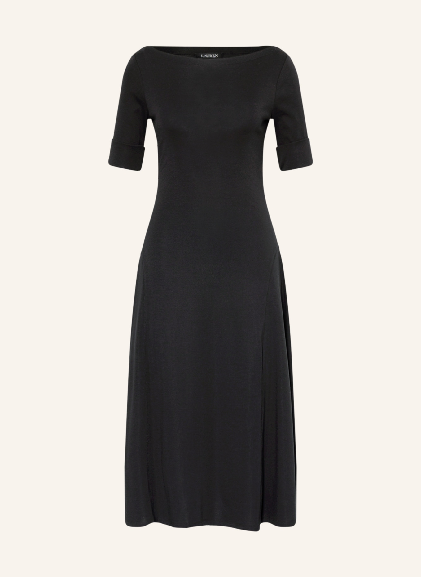 LAUREN RALPH LAUREN Jersey dress, Color: BLACK (Image 1)