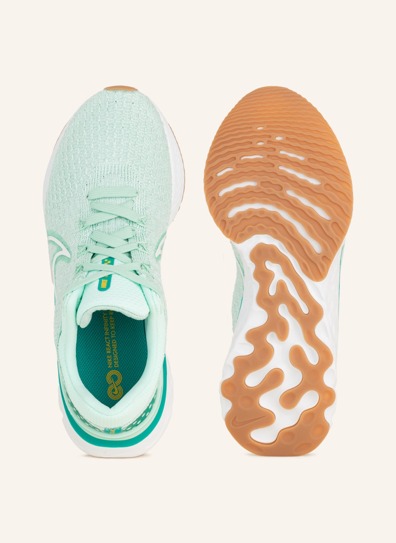 Nike Laufschuhe REACT INFINITY RUN FLYKNIT 3, Farbe: MINT (Bild 5)