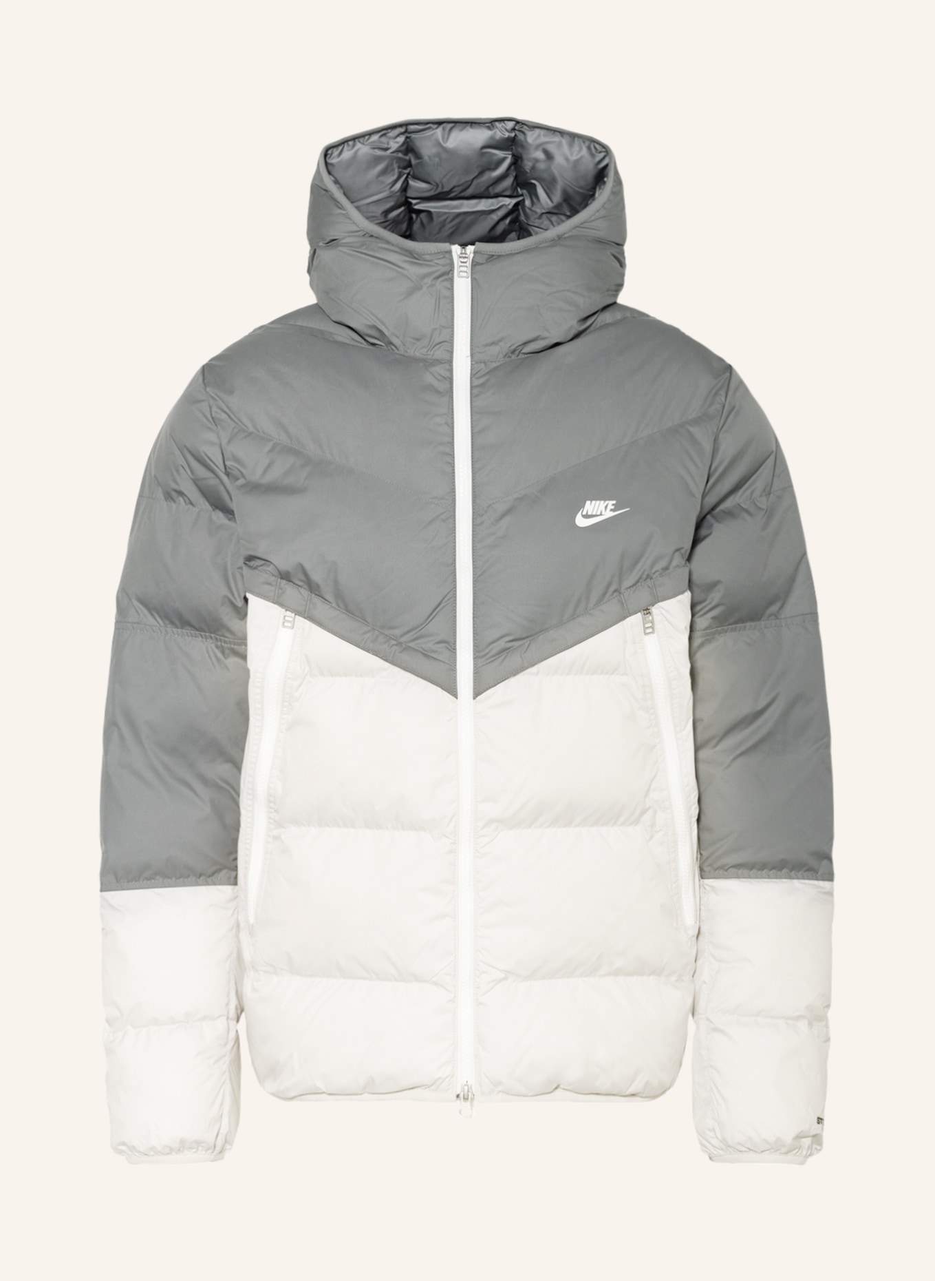 Nike Quilted jacket STORM-FIT WINDRUNNER, Color: WHITE/ GRAY (Image 1)