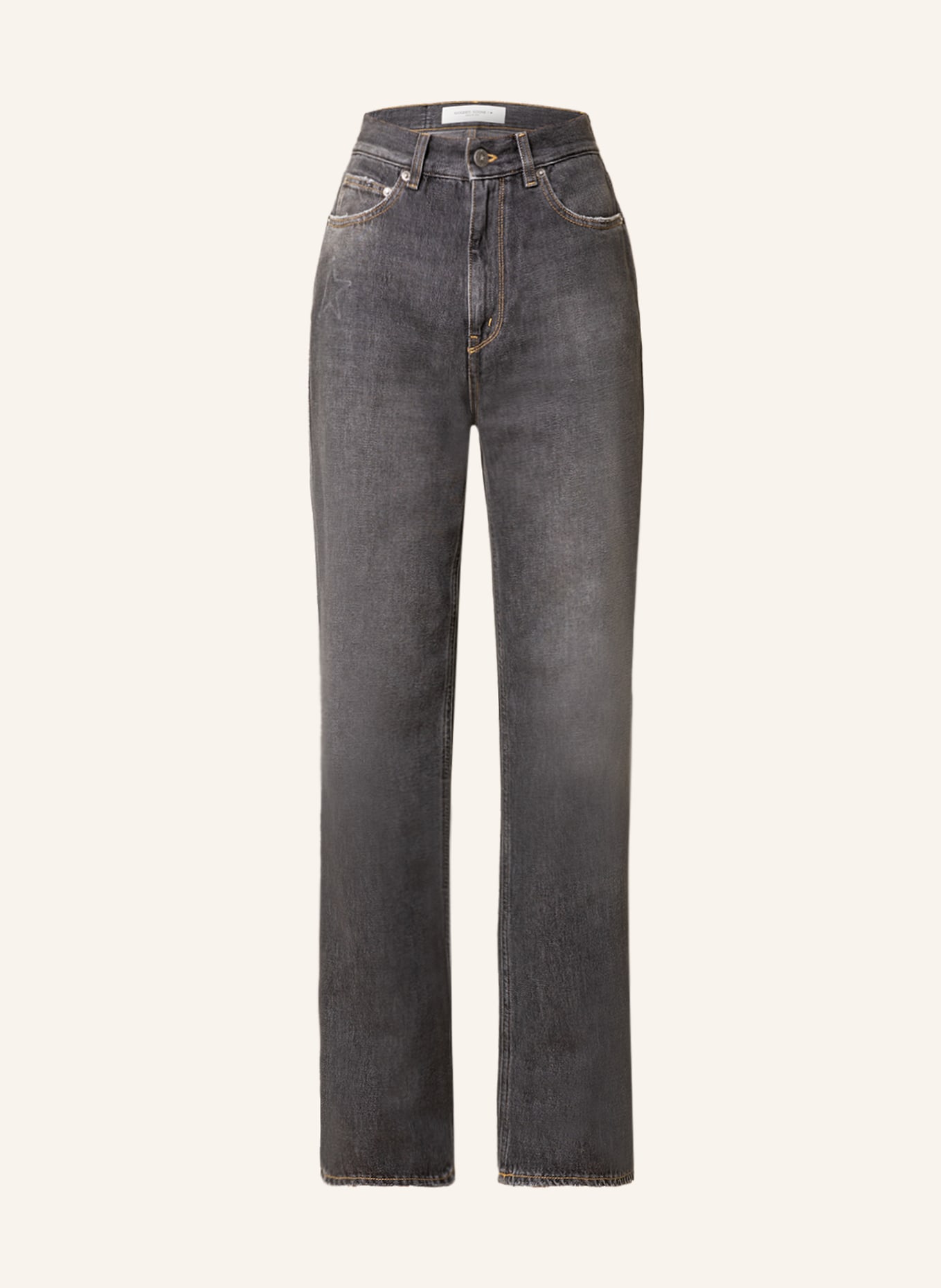 GOLDEN GOOSE Straight jeans , Color: 90100 BLACK (Image 1)