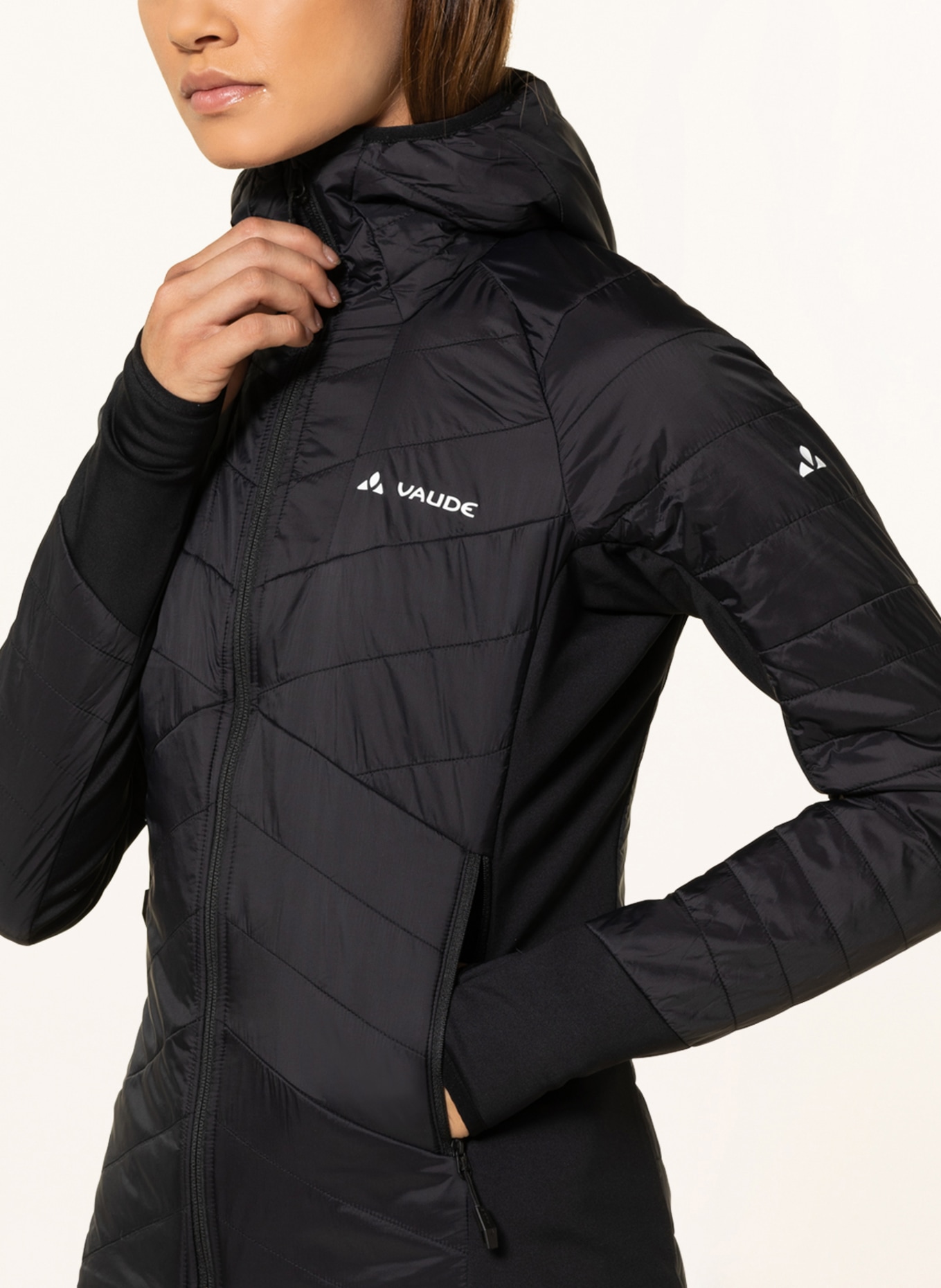 VAUDE Hybrid quilted jacket SESVENNA, Color: BLACK (Image 5)