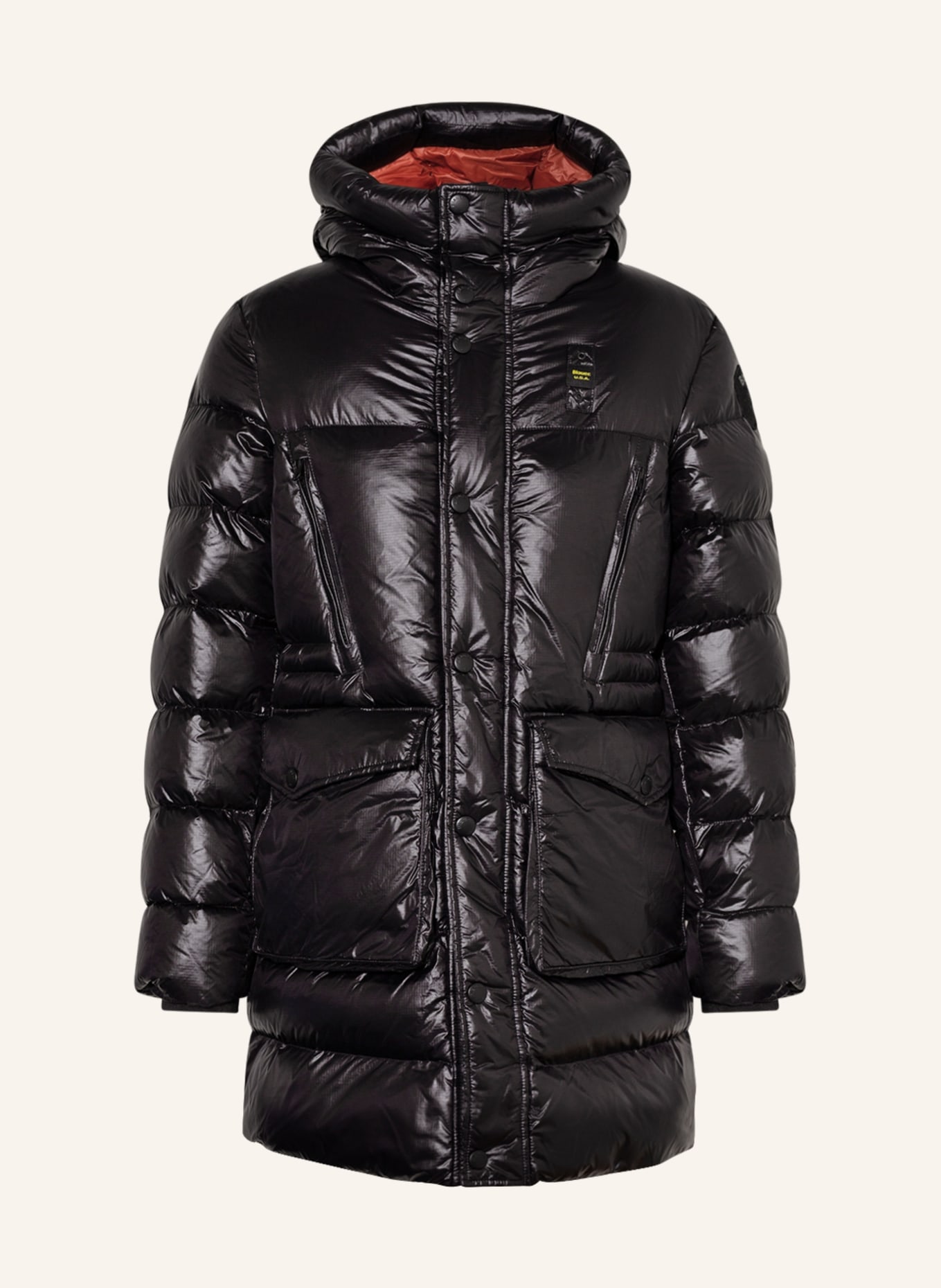 Blauer Quilted coat with SORONA®AURA insulation, Color: BLACK (Image 1)