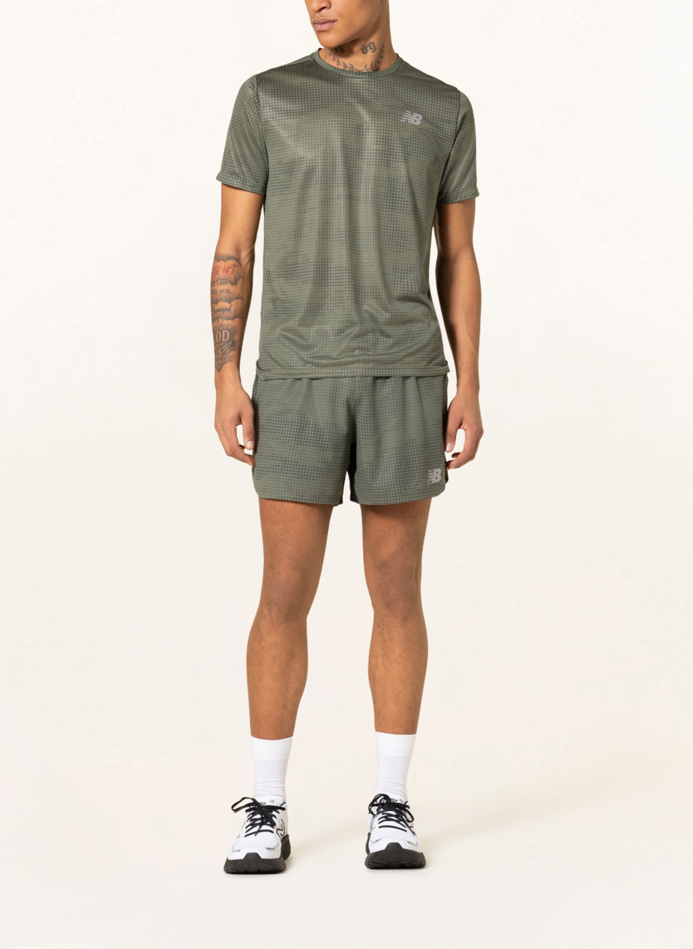 new balance Running shirt IMPACT RUN in mesh, Color: GREEN (Image 2)